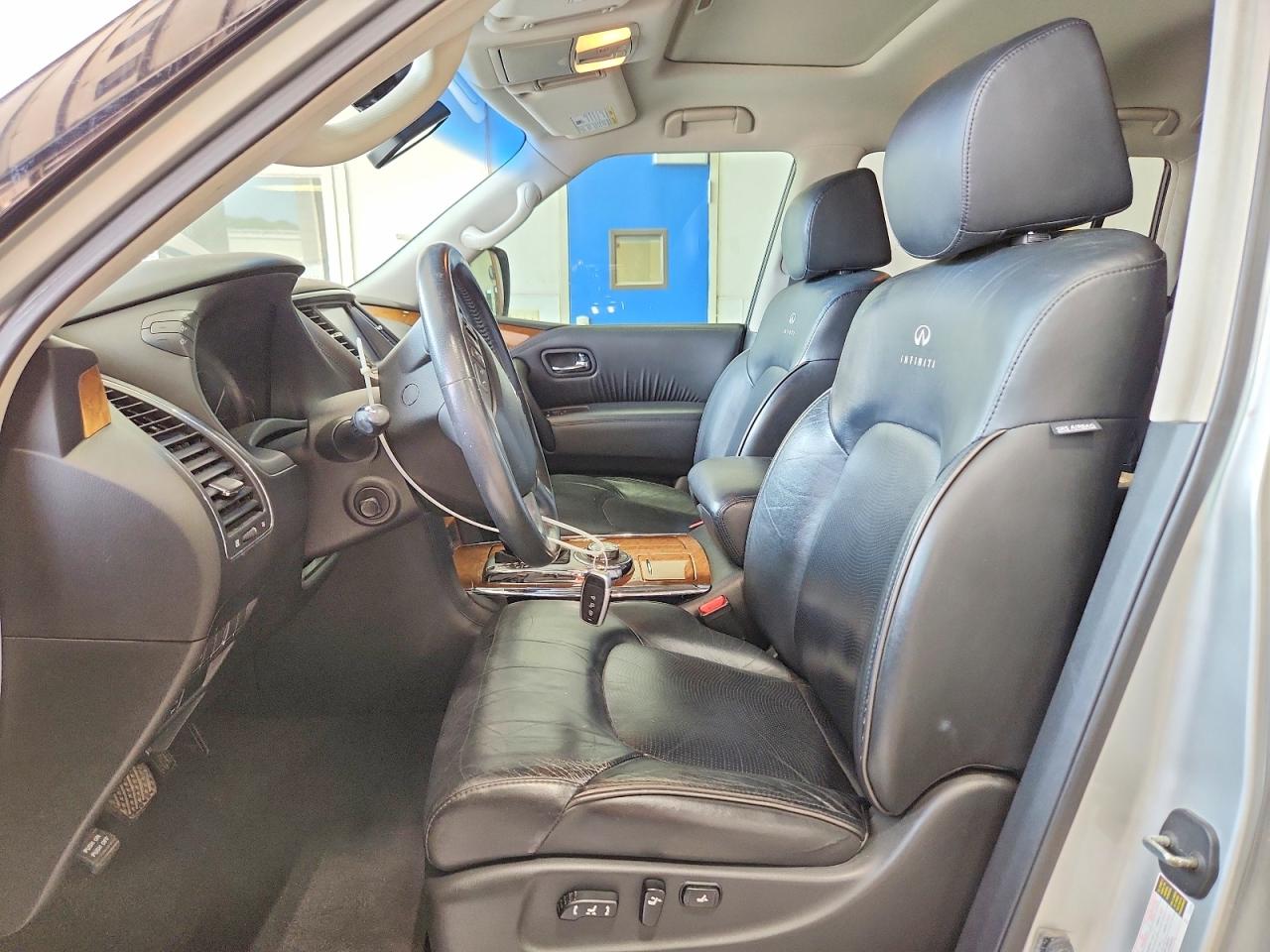2014 Infiniti Qx80 Base Silver vin: JN8AZ2NE0E9067232