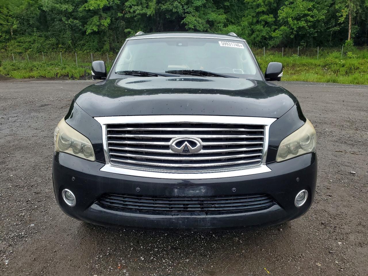 2014 Infiniti Qx80 Base Black vin: JN8AZ2NE0E9069210