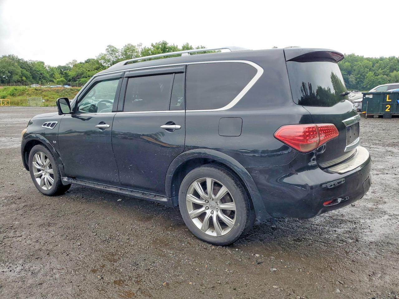 2014 Infiniti Qx80 Base Black vin: JN8AZ2NE0E9069210
