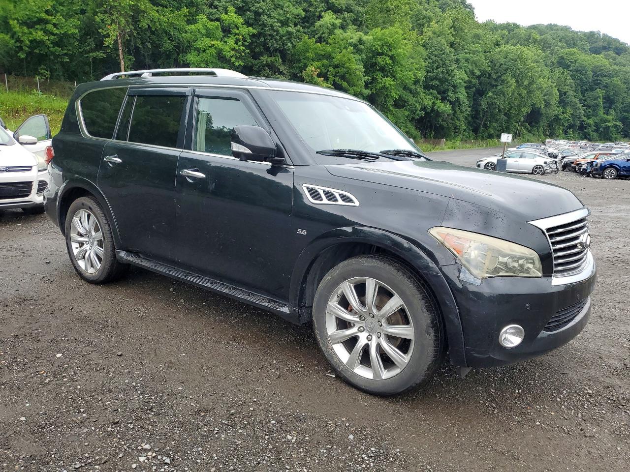2014 Infiniti Qx80 Base Black vin: JN8AZ2NE0E9069210