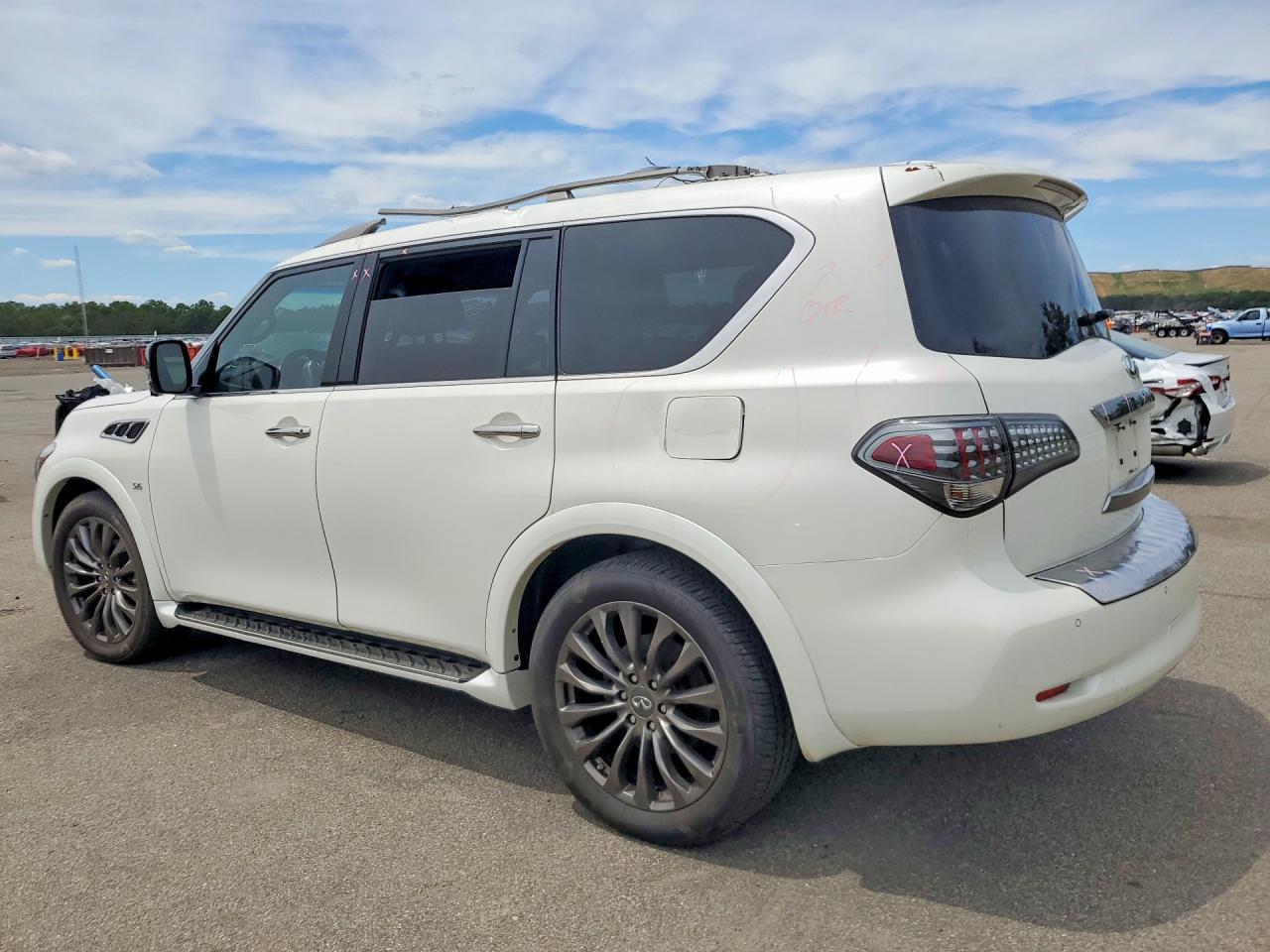 2015 Infiniti Qx80 Base White vin: JN8AZ2NE0F9082279