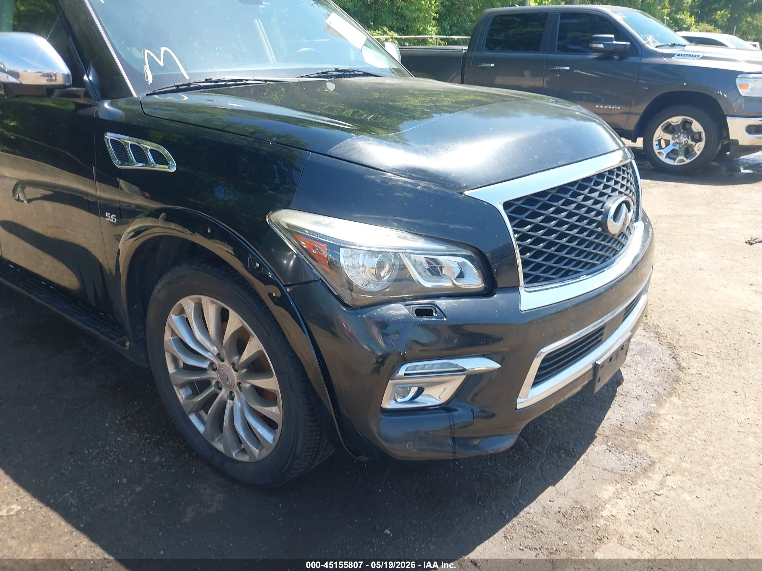 2015 Infiniti Qx80   Black vin: JN8AZ2NE0F9085845