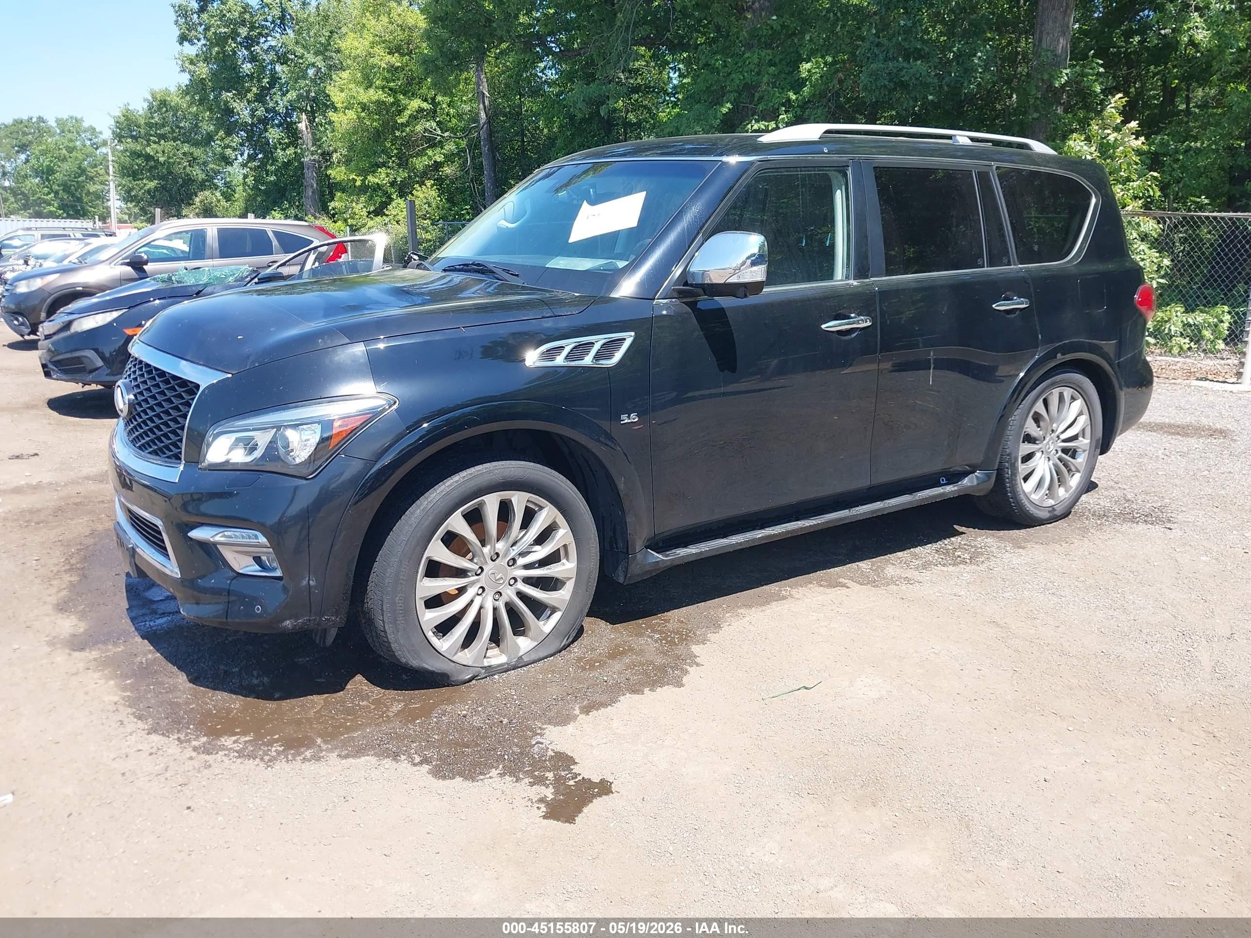 2015 Infiniti Qx80   Black vin: JN8AZ2NE0F9085845