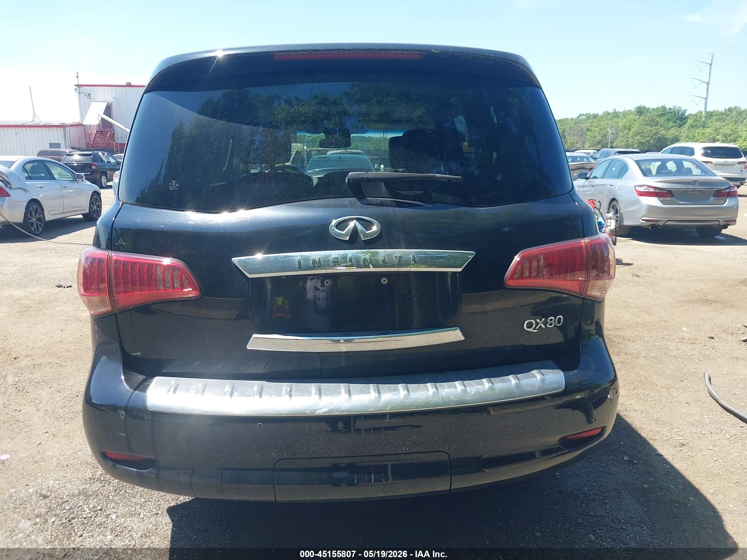 2015 Infiniti Qx80   Black vin: JN8AZ2NE0F9085845