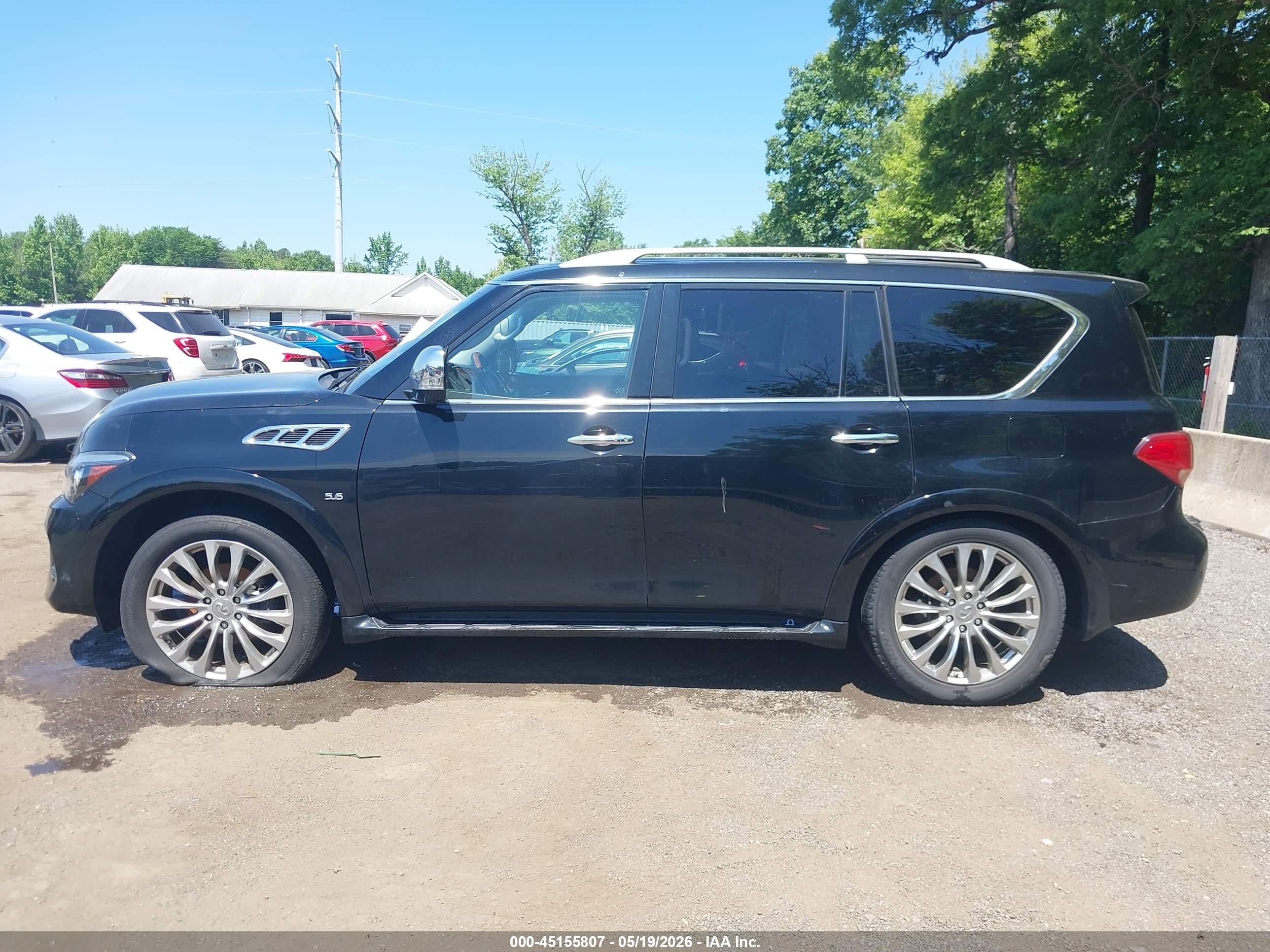 2015 Infiniti Qx80   Black vin: JN8AZ2NE0F9085845