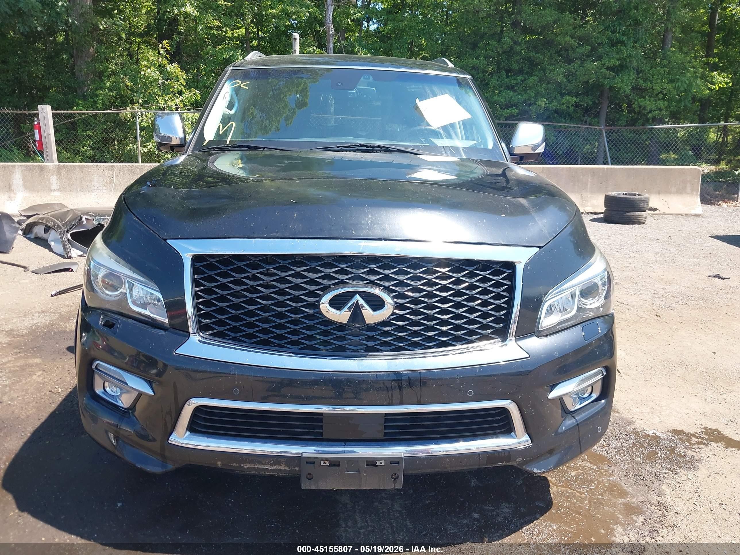 2015 Infiniti Qx80   Black vin: JN8AZ2NE0F9085845