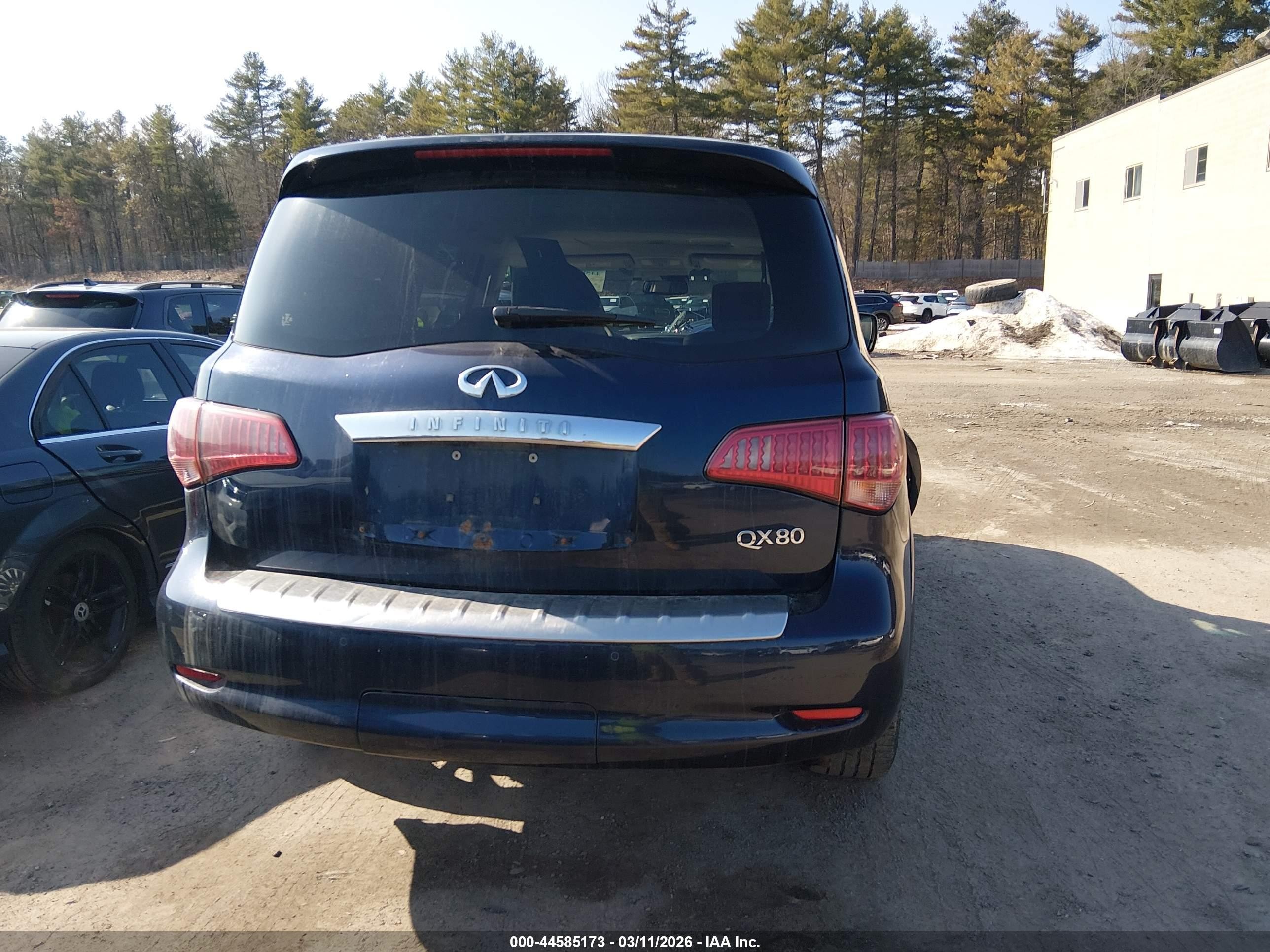 2016 Infiniti Qx80   Black vin: JN8AZ2NE0G9123477