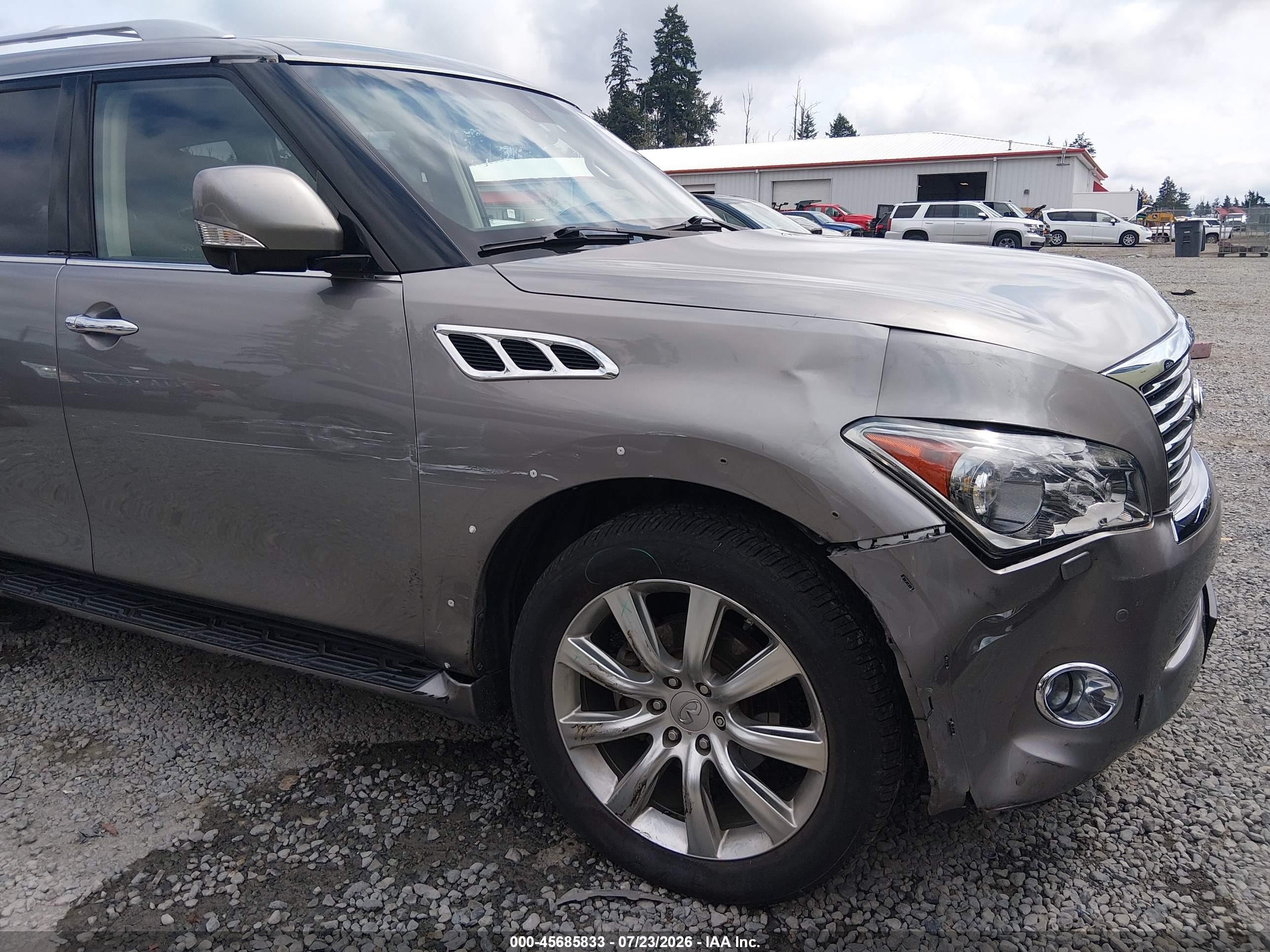 2011 Infiniti Qx56   Gray vin: JN8AZ2NE1B9006368
