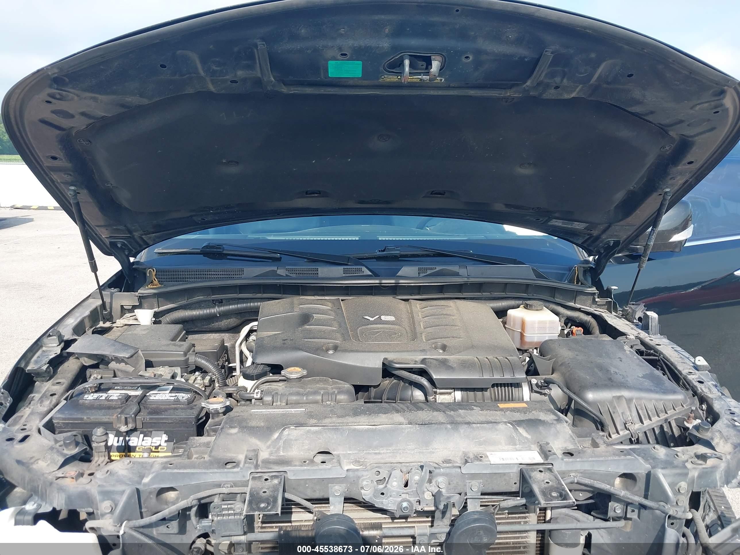 2012 Infiniti Qx56 Черный vin: JN8AZ2NE1C9019395