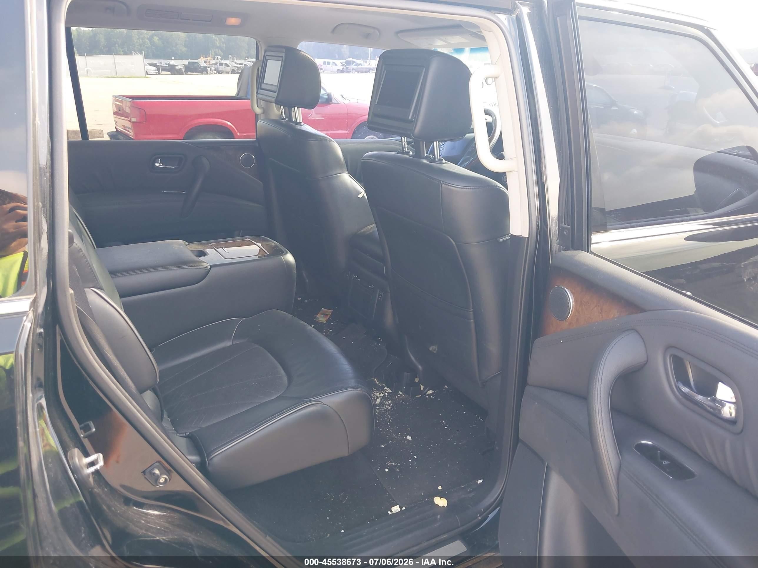 2012 Infiniti Qx56 Черный vin: JN8AZ2NE1C9019395