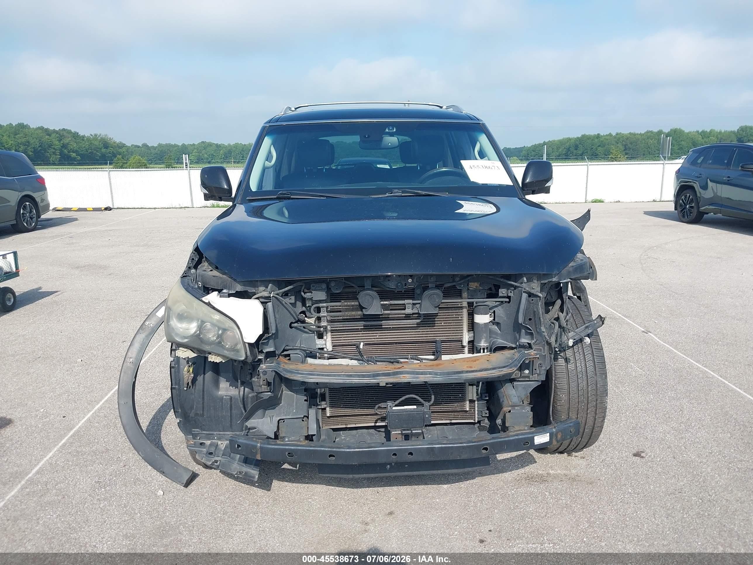 2012 Infiniti Qx56 Черный vin: JN8AZ2NE1C9019395