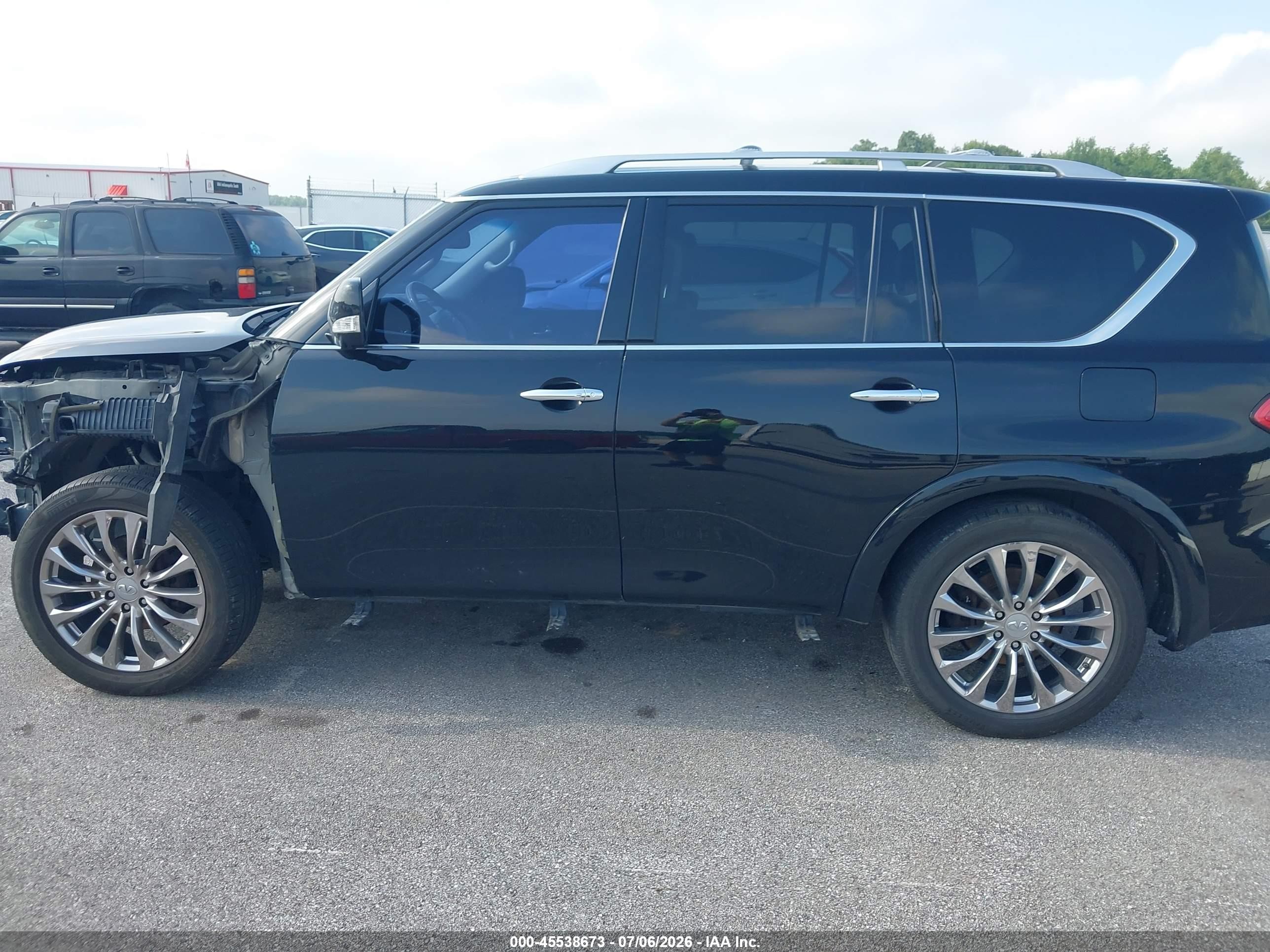 2012 Infiniti Qx56 Черный vin: JN8AZ2NE1C9019395