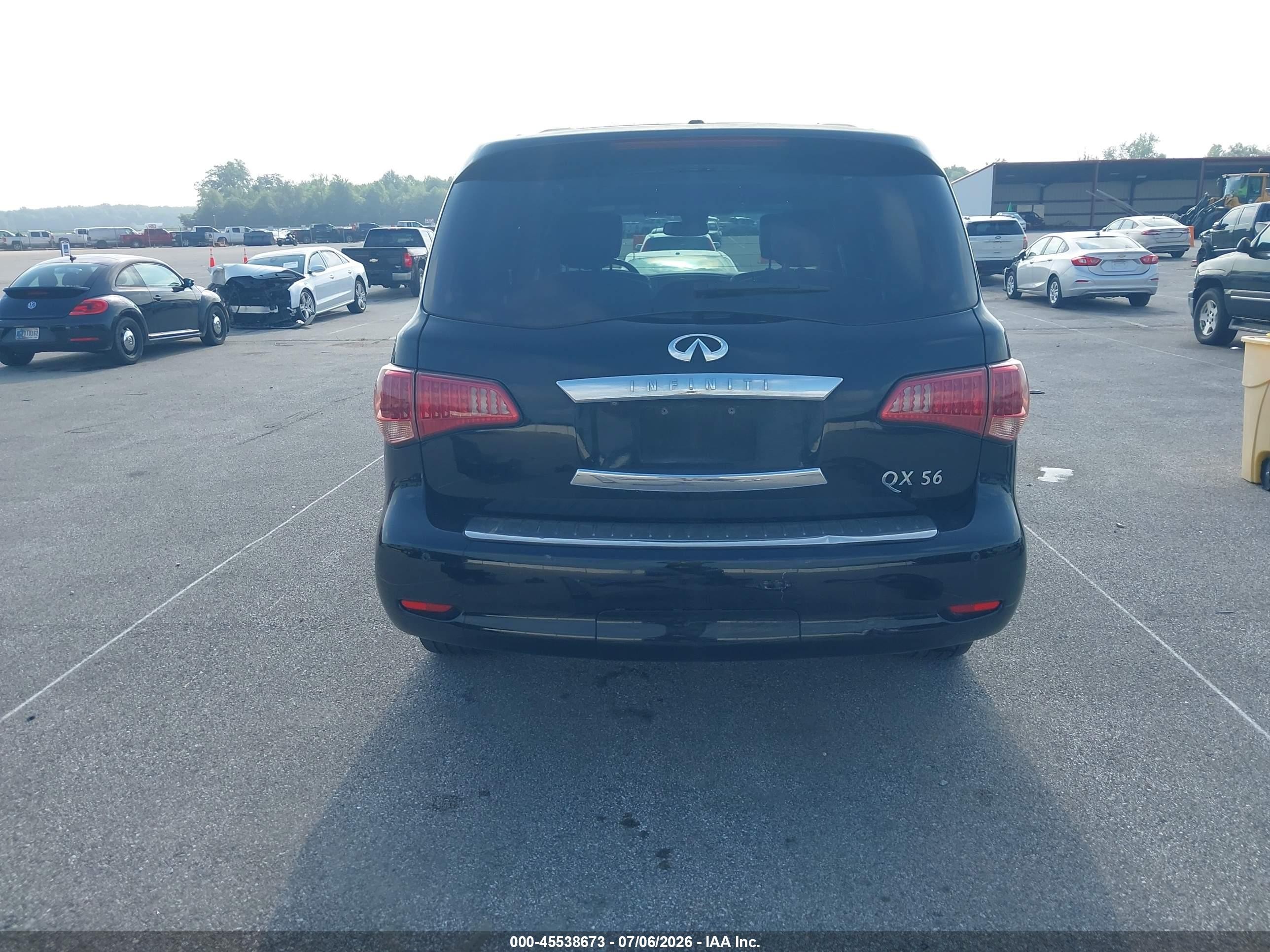 2012 Infiniti Qx56 Черный vin: JN8AZ2NE1C9019395