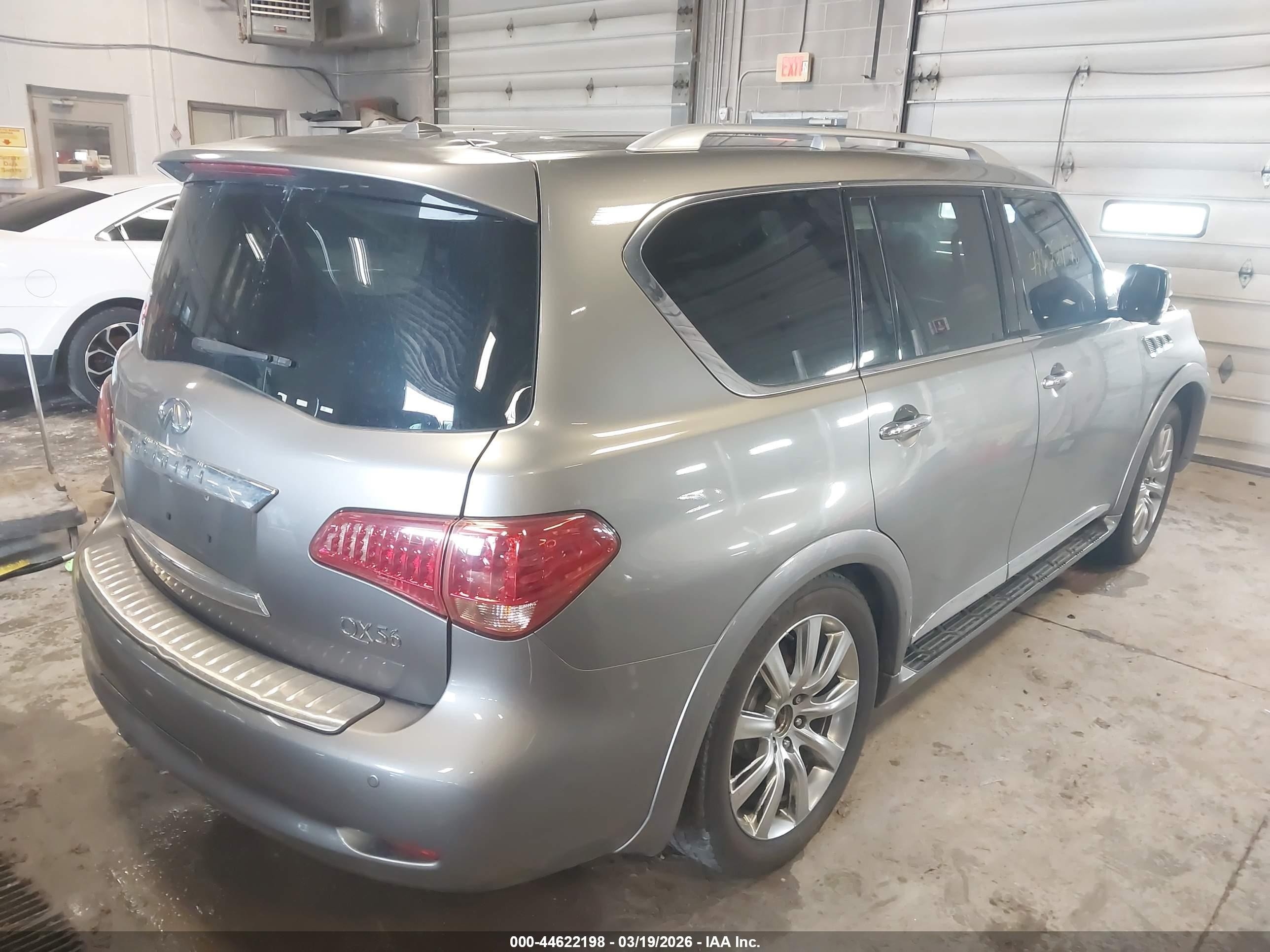 2012 Infiniti Qx56   Gray vin: JN8AZ2NE1C9022300