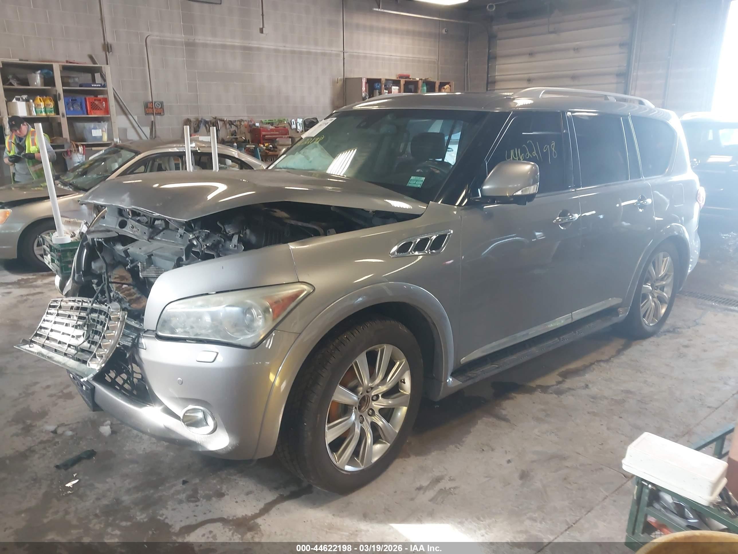 2012 Infiniti Qx56   Gray vin: JN8AZ2NE1C9022300