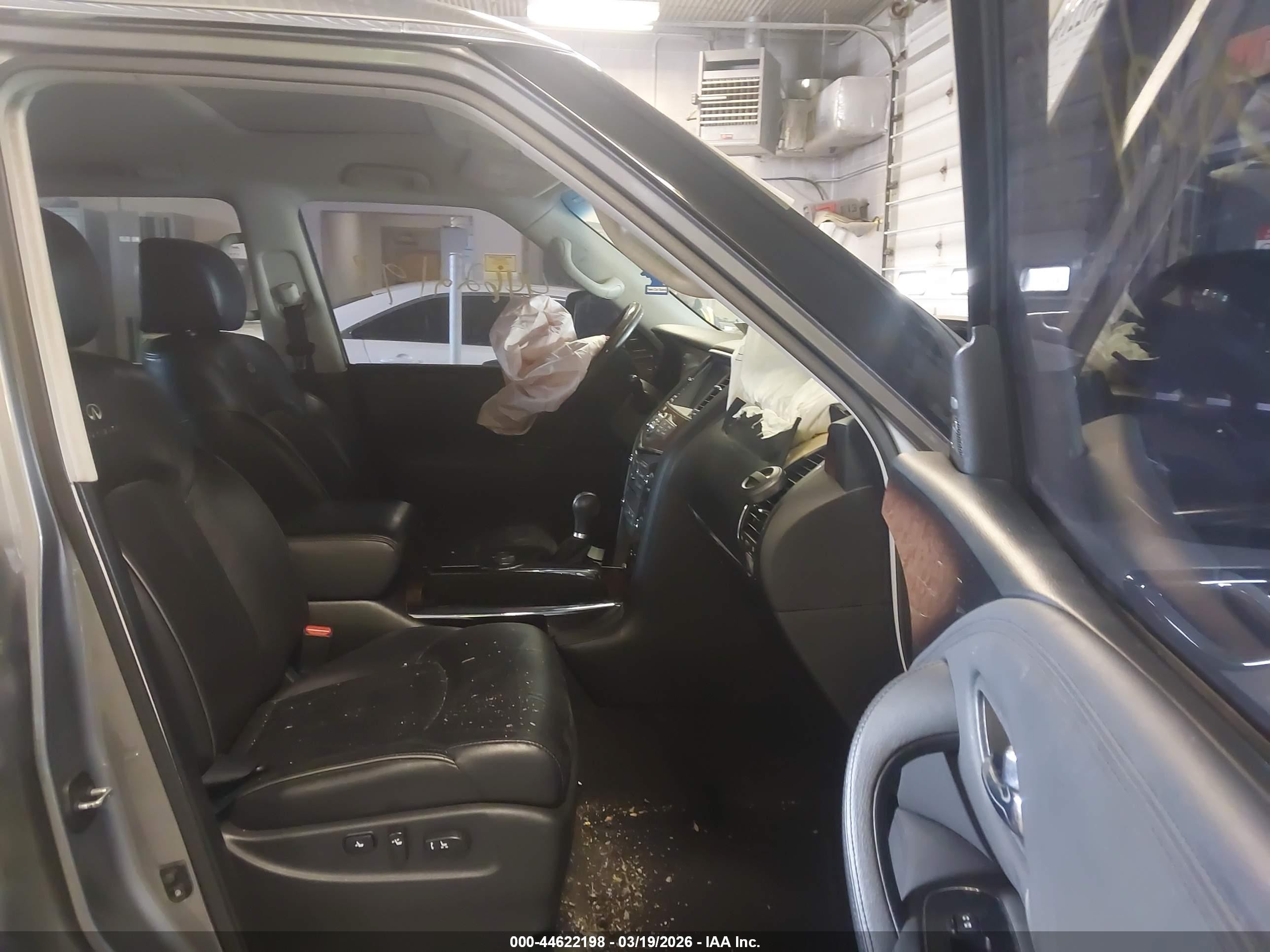 2012 Infiniti Qx56   Gray vin: JN8AZ2NE1C9022300