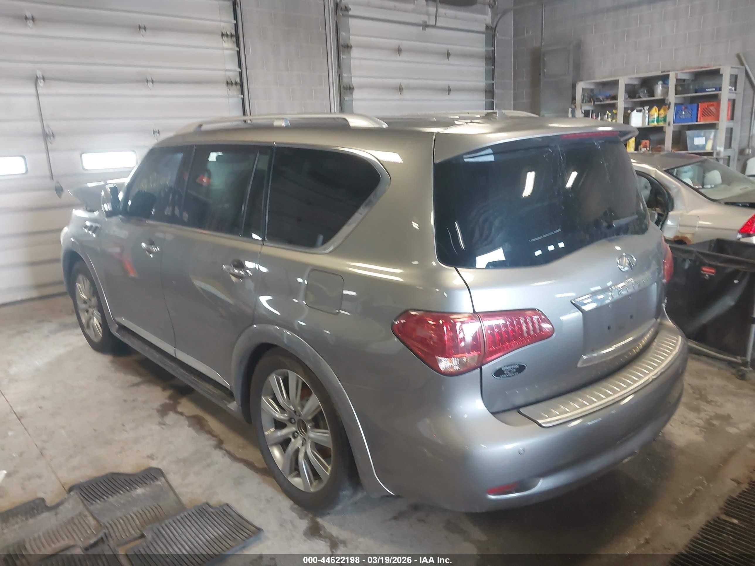 2012 Infiniti Qx56   Gray vin: JN8AZ2NE1C9022300