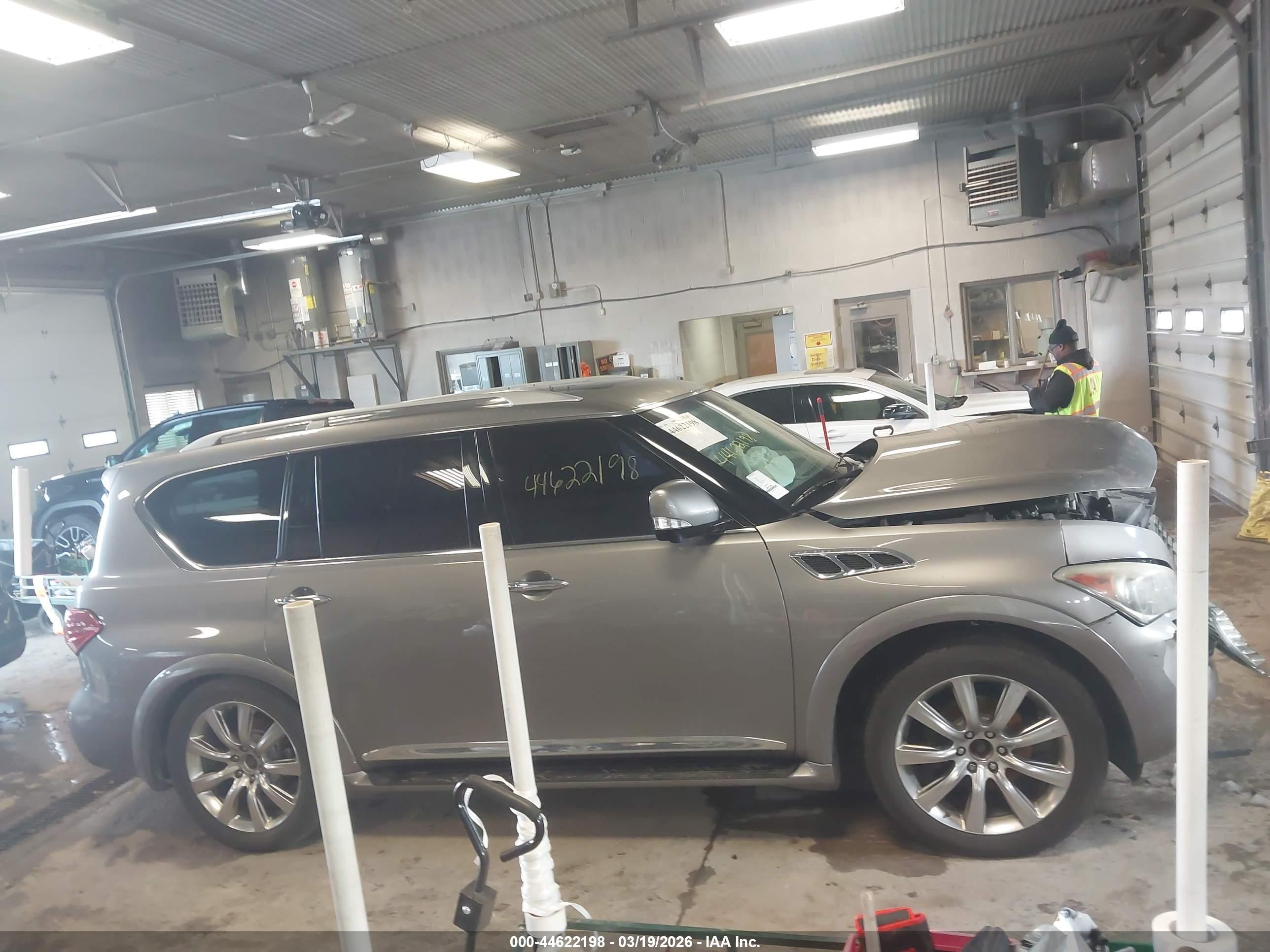 2012 Infiniti Qx56   Gray vin: JN8AZ2NE1C9022300