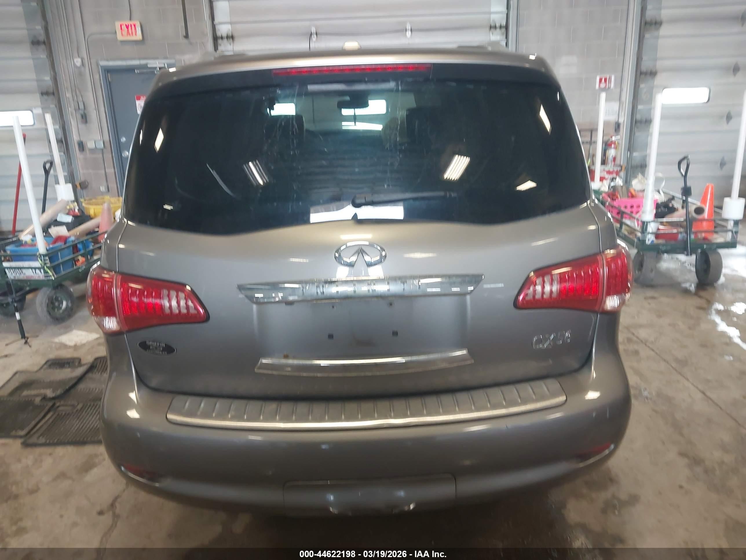 2012 Infiniti Qx56   Gray vin: JN8AZ2NE1C9022300