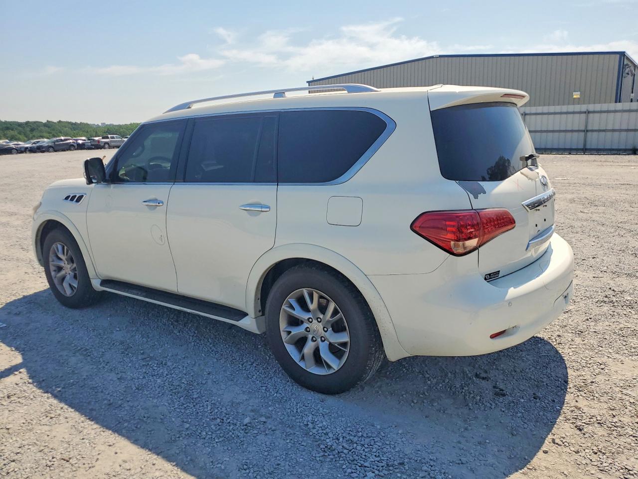 2013 Infiniti Qx56 Base White vin: JN8AZ2NE1D9040488