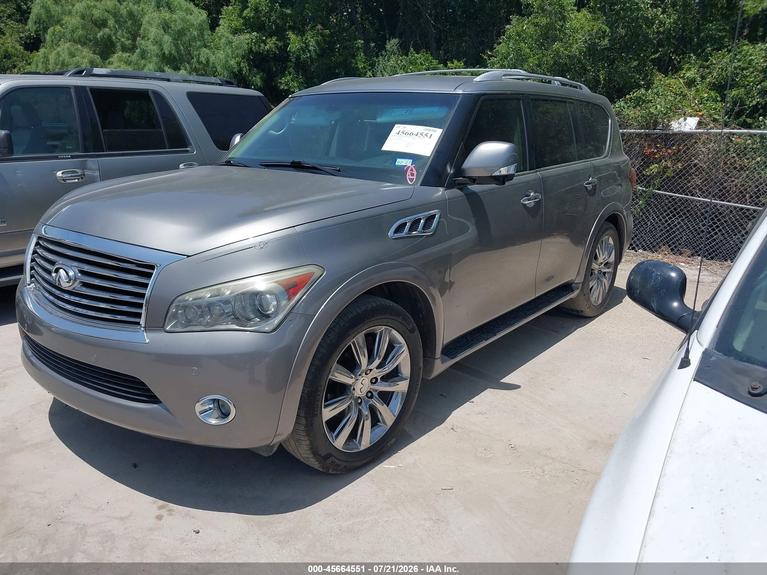 2013 Infiniti Qx56   Silver vin: JN8AZ2NE1D9061003