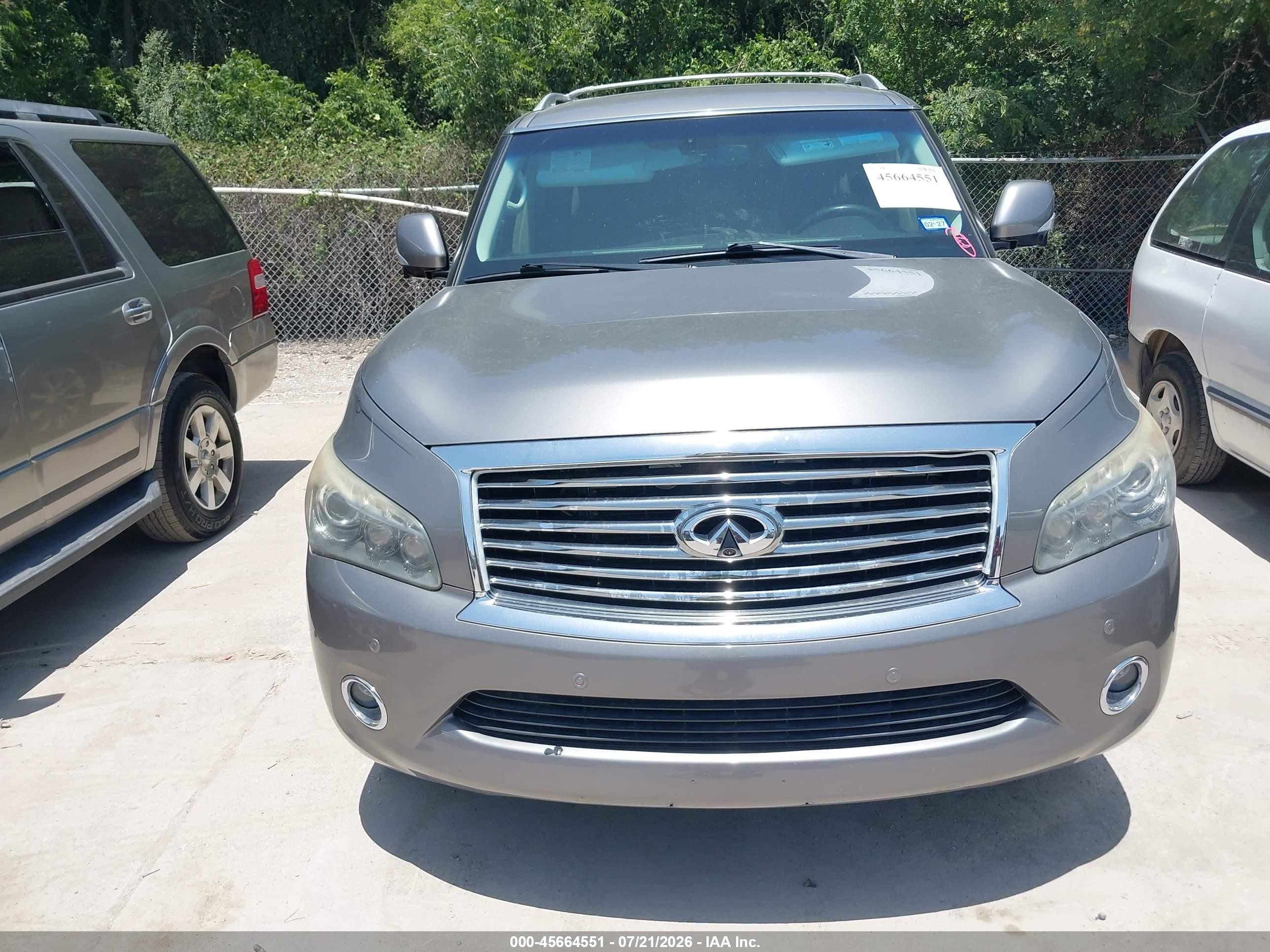 2013 Infiniti Qx56   Silver vin: JN8AZ2NE1D9061003