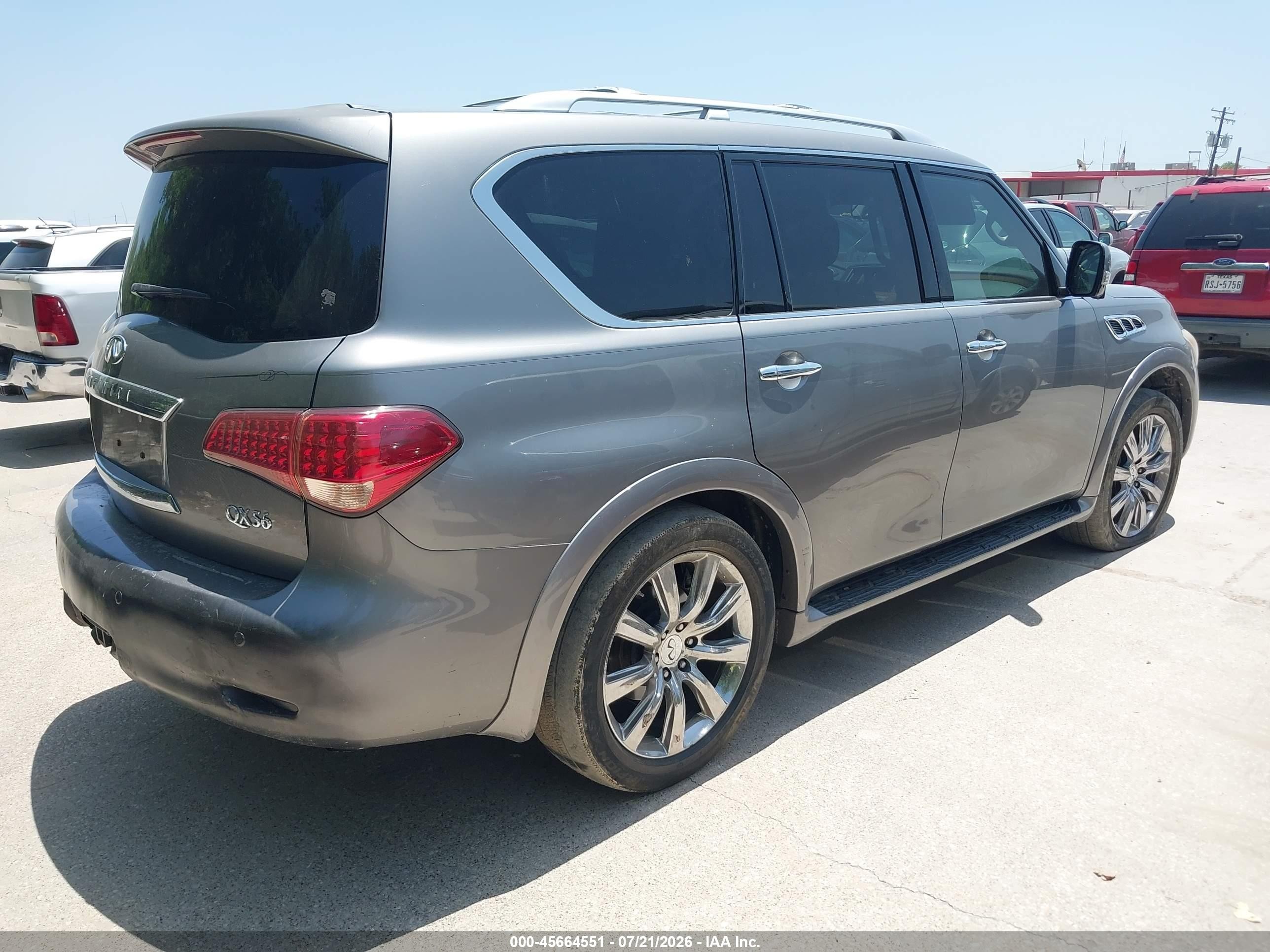 2013 Infiniti Qx56   Silver vin: JN8AZ2NE1D9061003