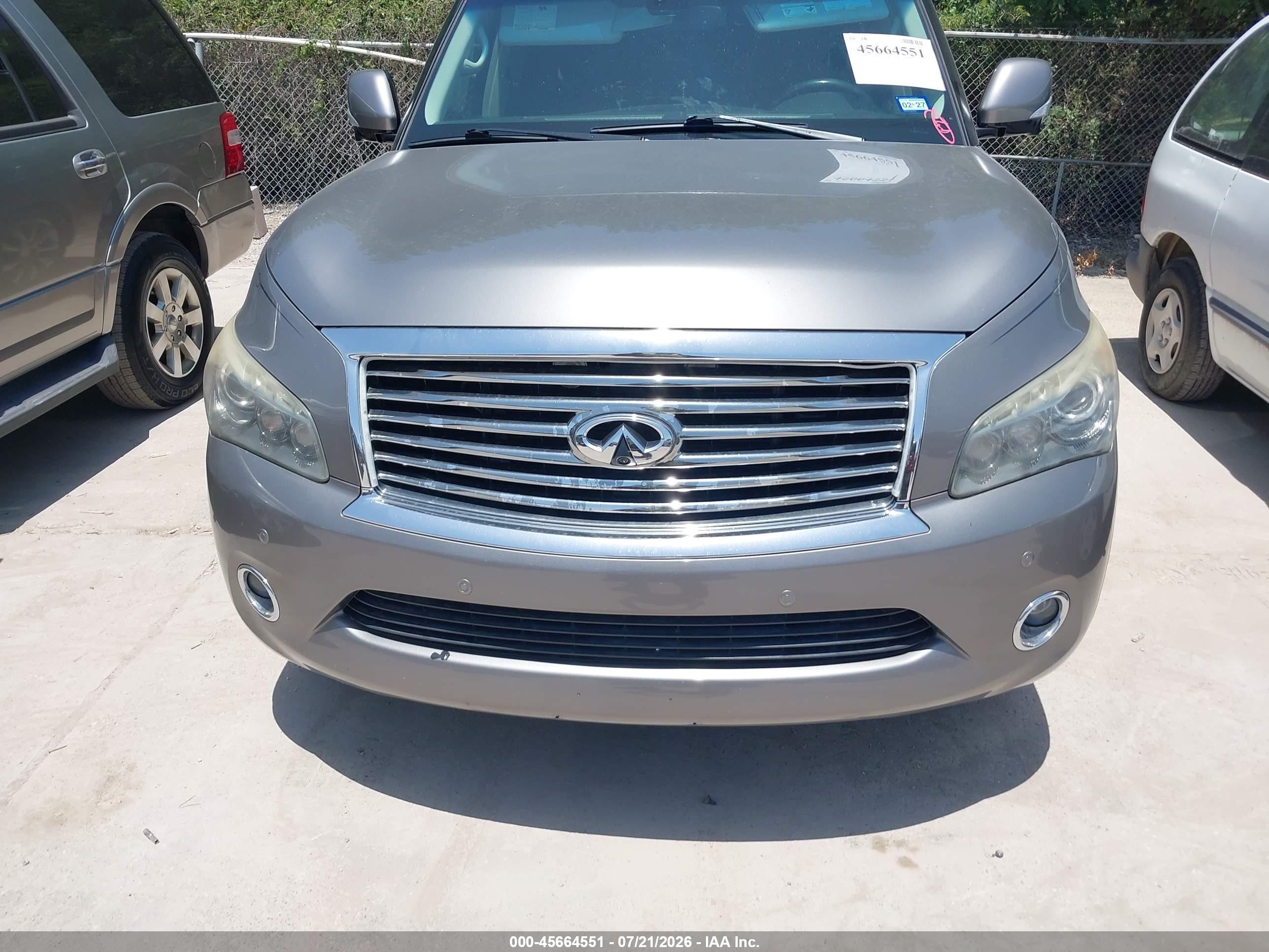 2013 Infiniti Qx56   Silver vin: JN8AZ2NE1D9061003