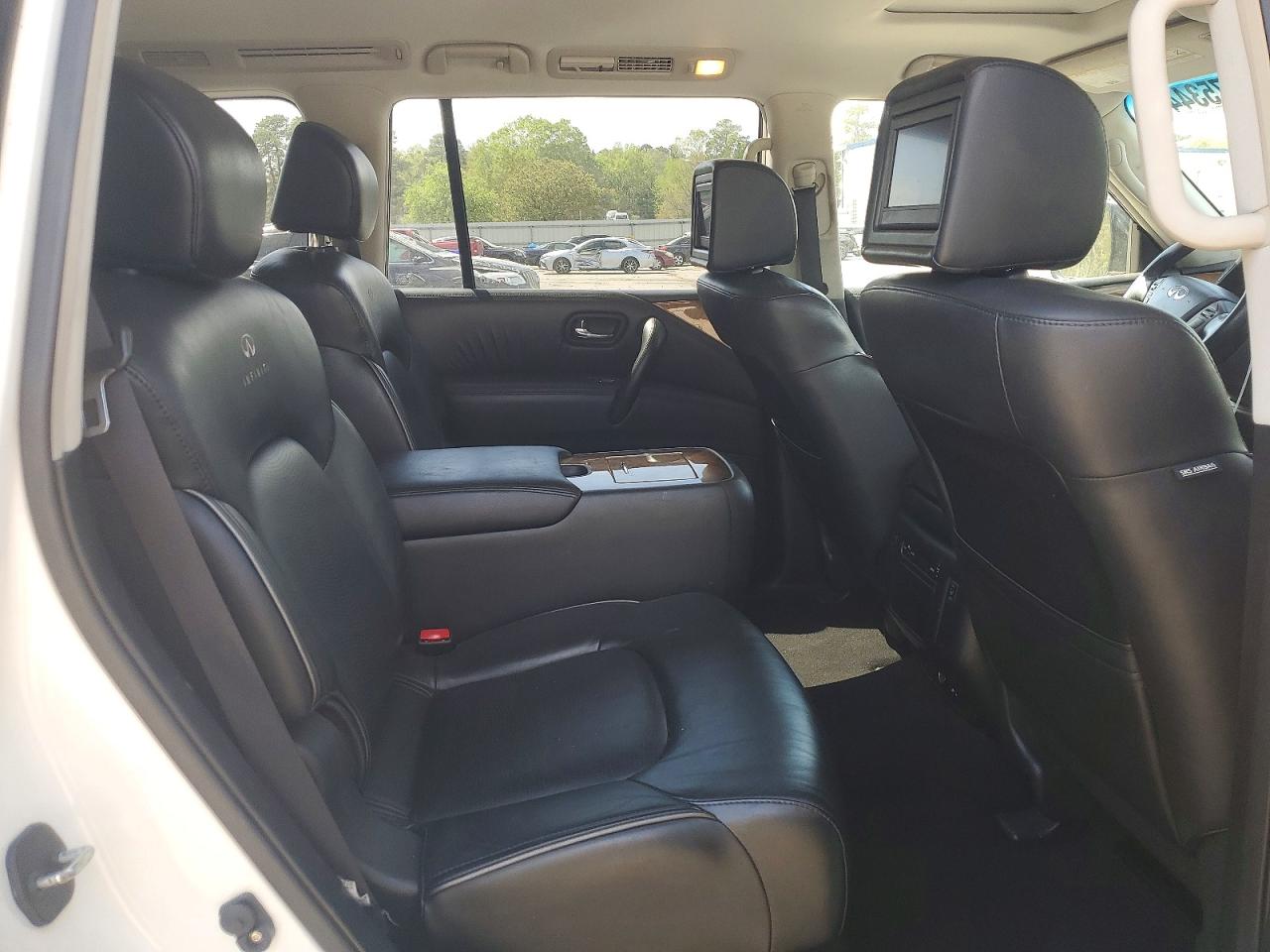 2014 Infiniti Qx80 Base White vin: JN8AZ2NE1E9064369