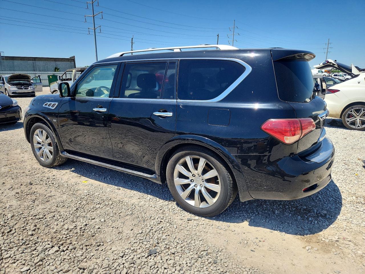2014 Infiniti Qx80 Base Black vin: JN8AZ2NE1E9066235