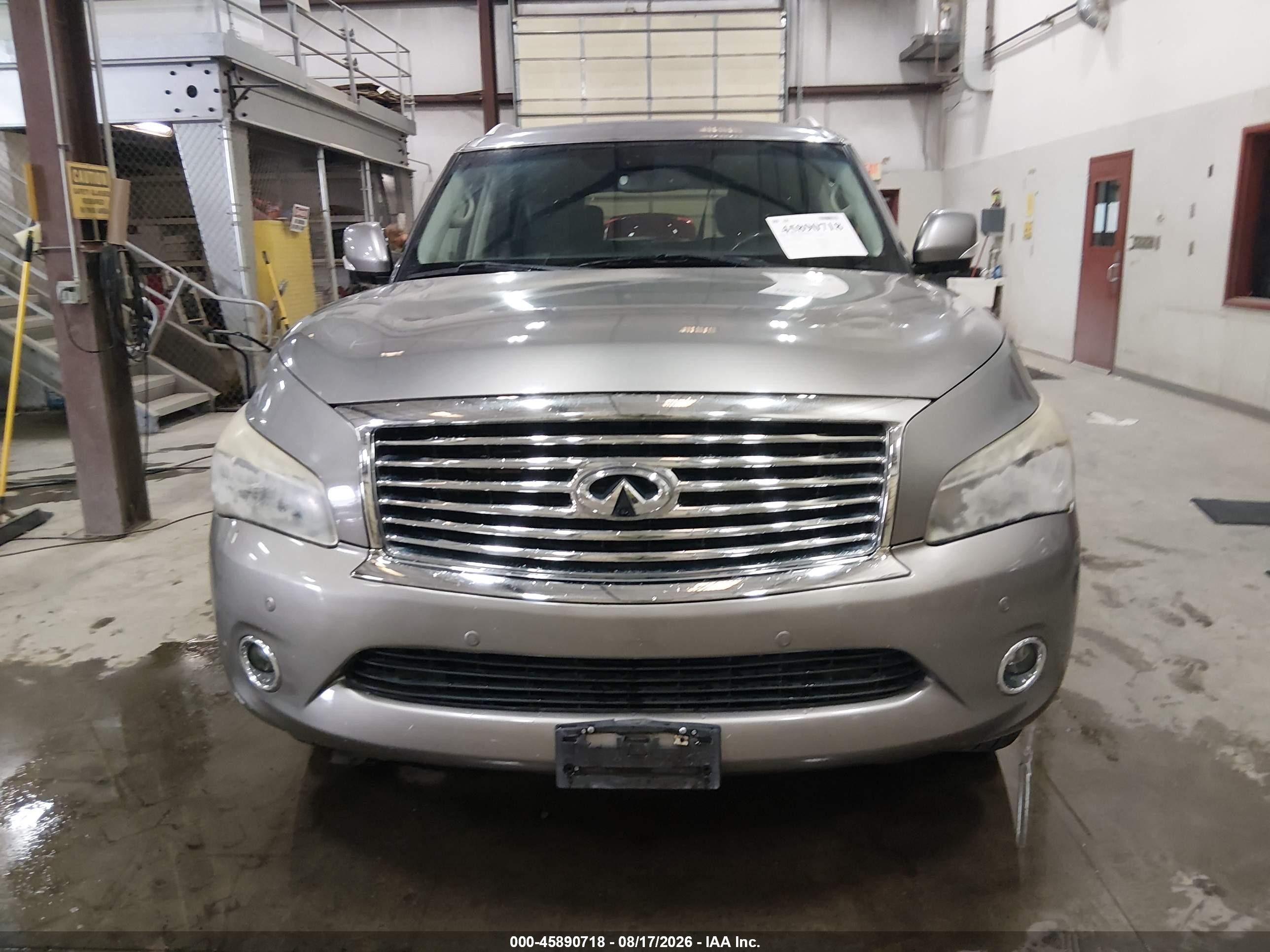 2014 Infiniti Qx80   Серый vin: JN8AZ2NE1E9067871