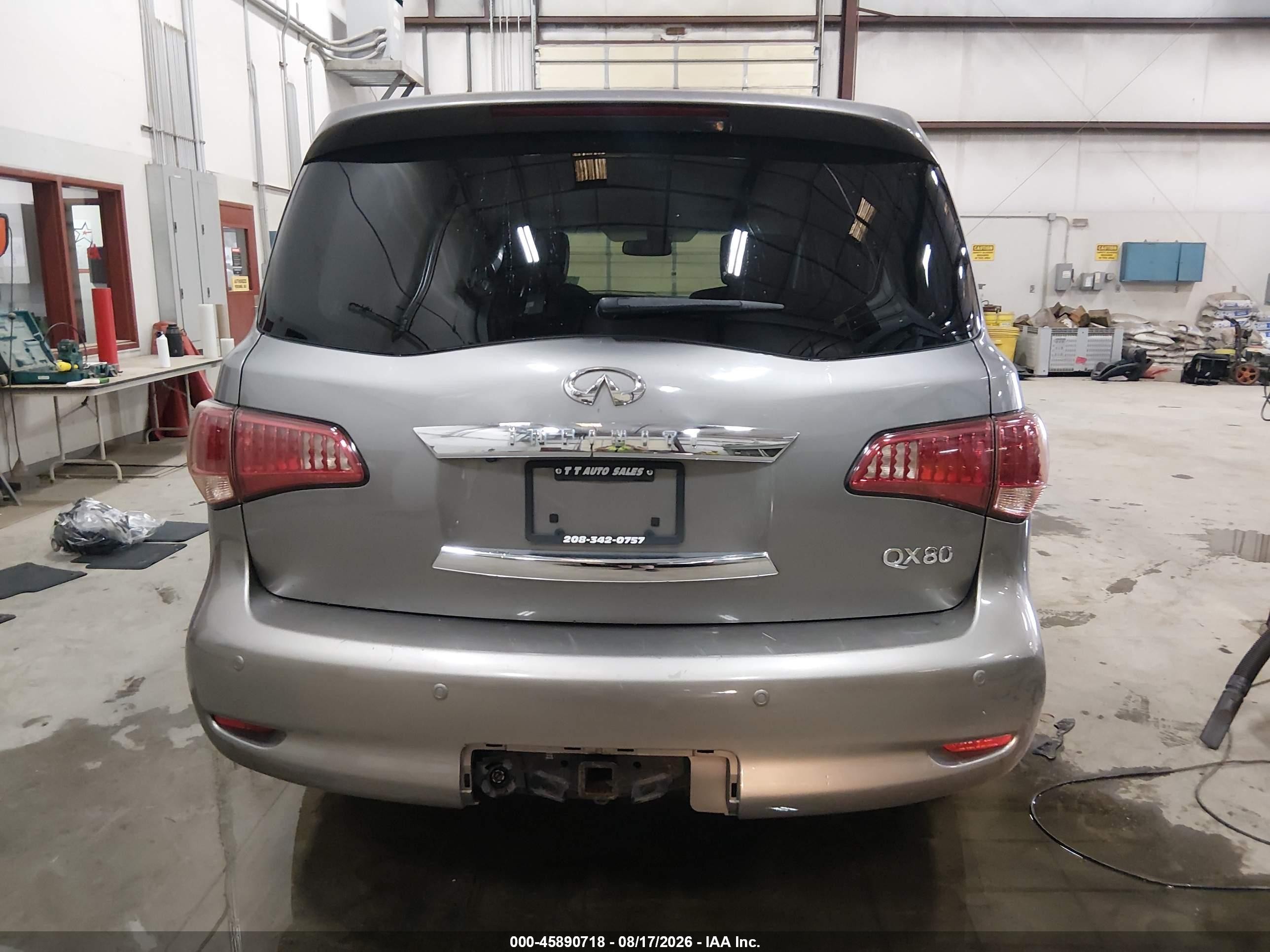 2014 Infiniti Qx80   Серый vin: JN8AZ2NE1E9067871