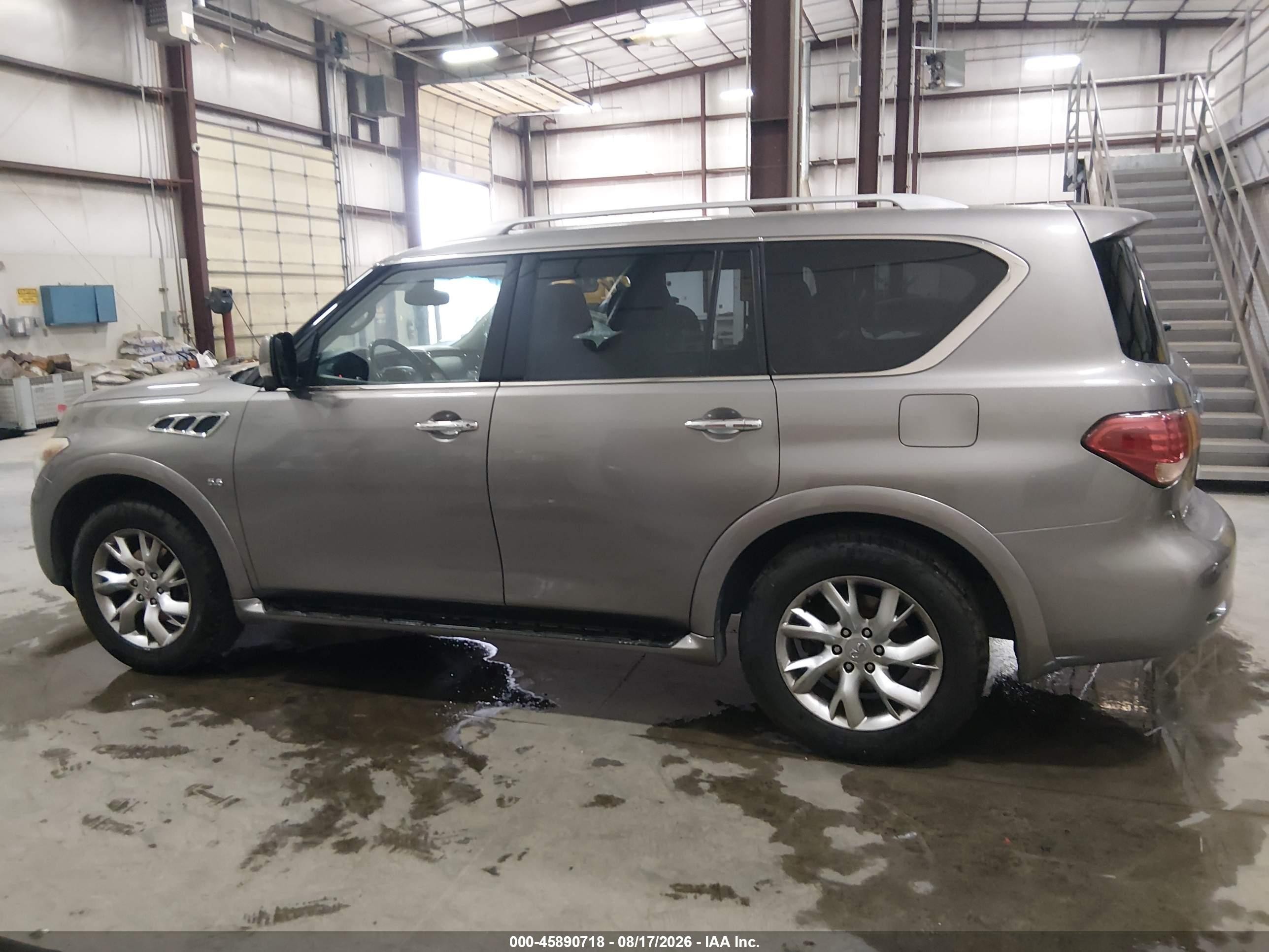 2014 Infiniti Qx80   Серый vin: JN8AZ2NE1E9067871