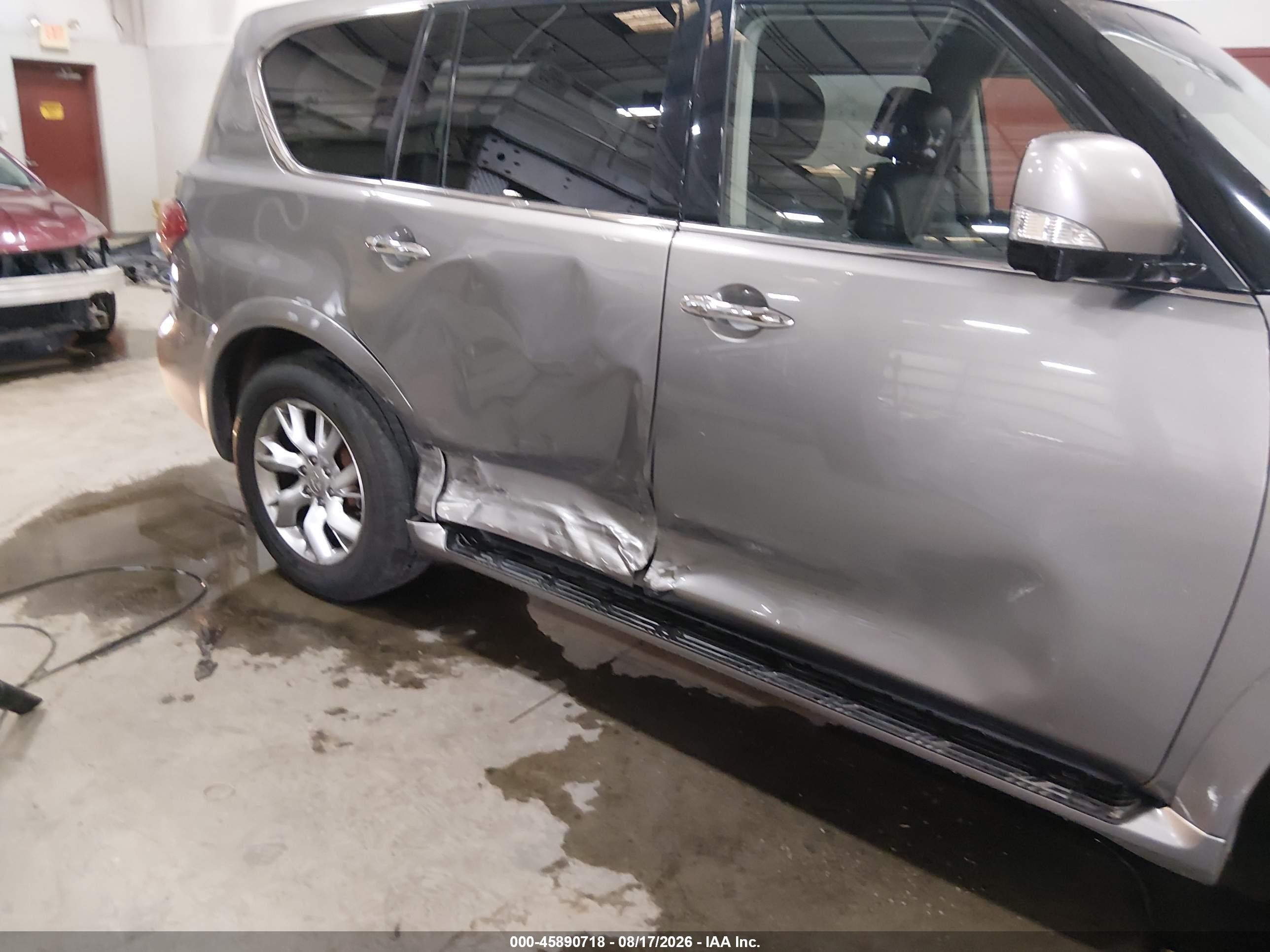 2014 Infiniti Qx80   Серый vin: JN8AZ2NE1E9067871