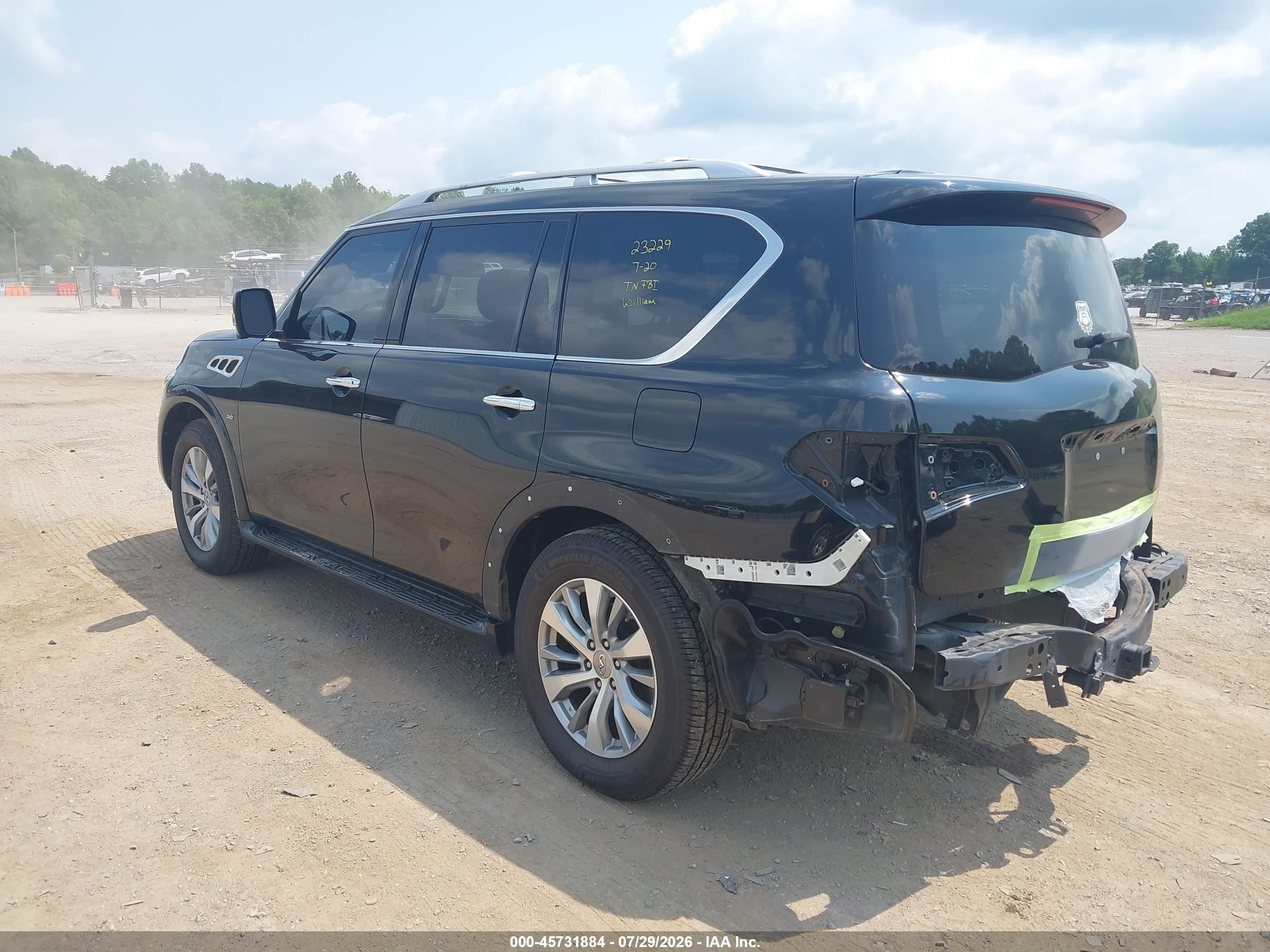 2015 Infiniti Qx80   Черный vin: JN8AZ2NE1F9081013
