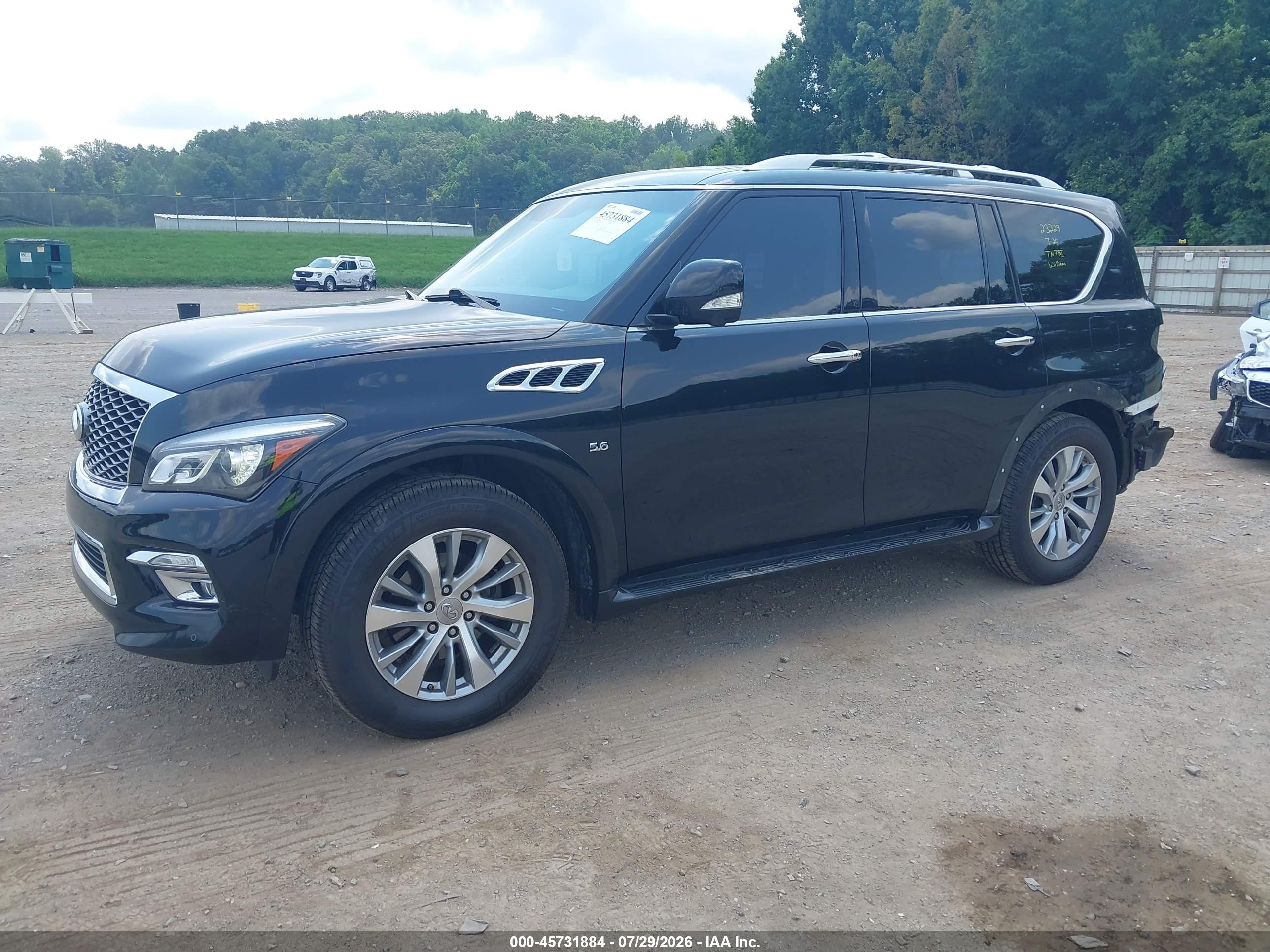 2015 Infiniti Qx80   Черный vin: JN8AZ2NE1F9081013