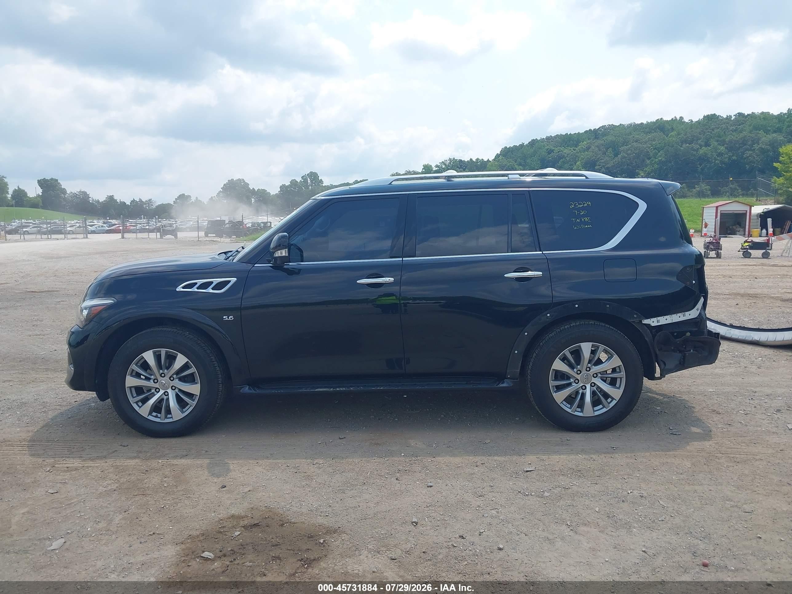 2015 Infiniti Qx80   Черный vin: JN8AZ2NE1F9081013