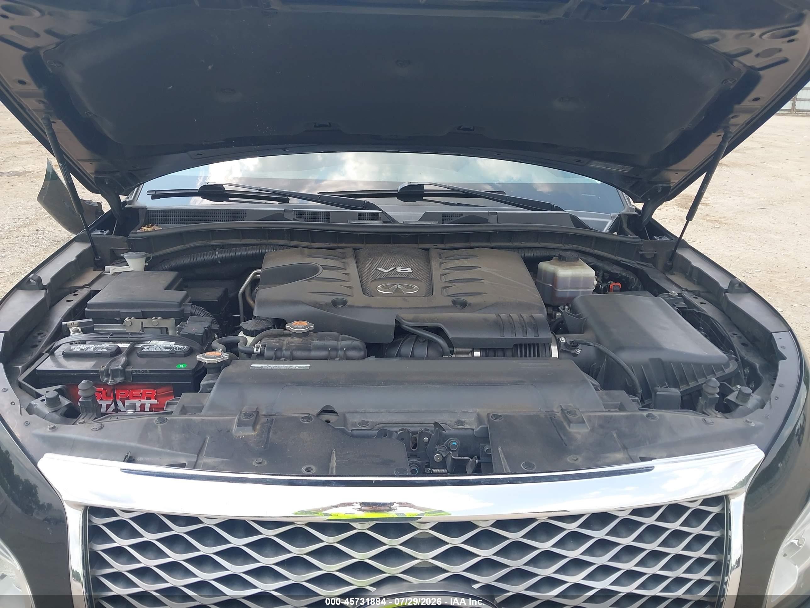 2015 Infiniti Qx80   Черный vin: JN8AZ2NE1F9081013