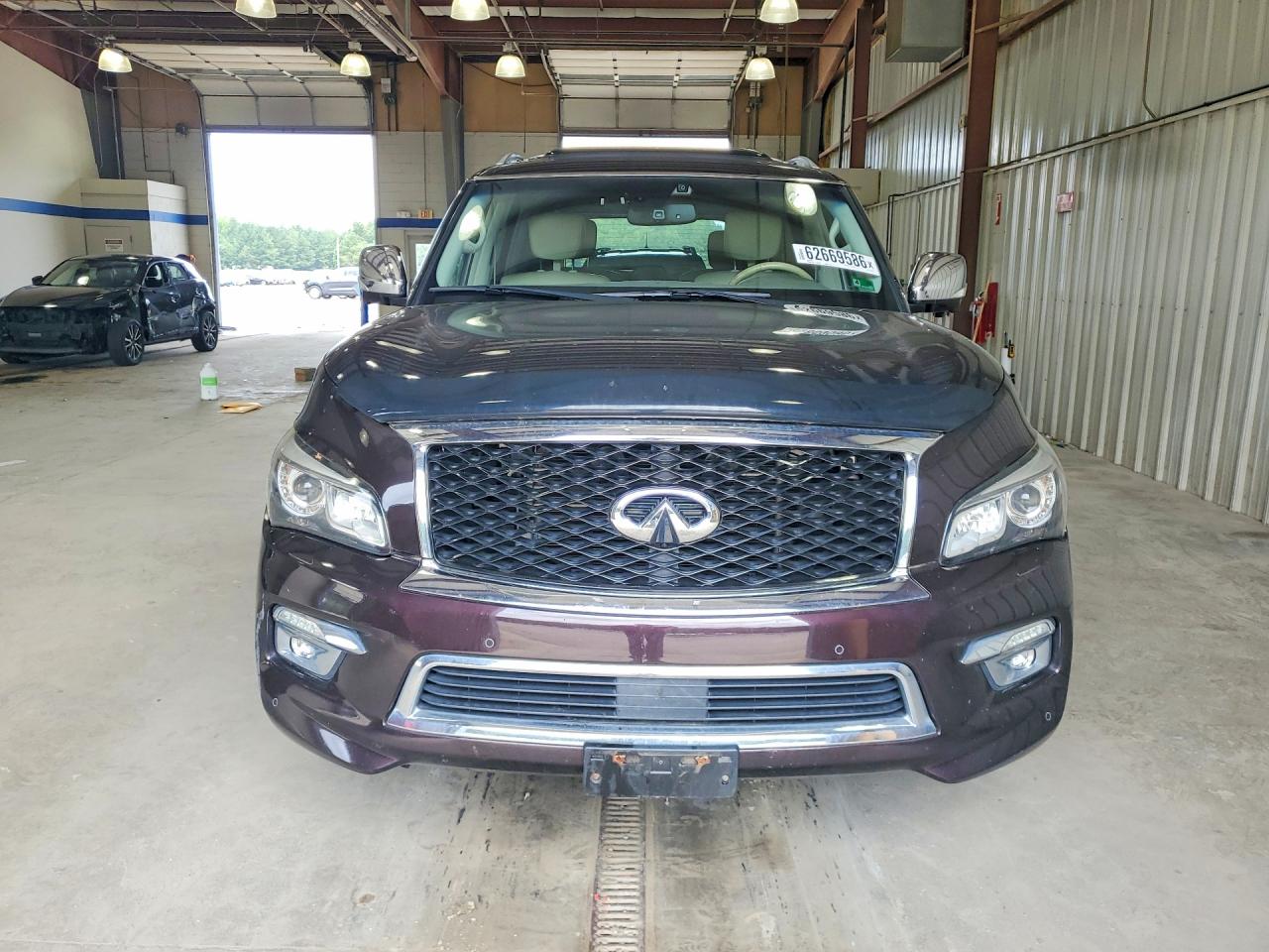 2015 Infiniti Qx80 Base Purple vin: JN8AZ2NE1F9084025