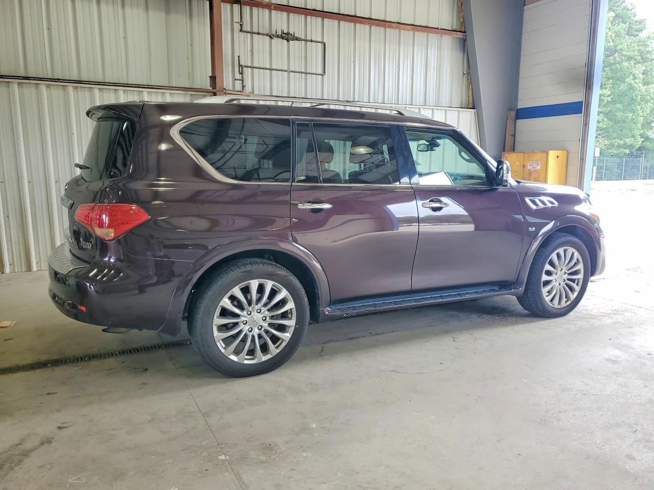 2015 Infiniti Qx80 Base Purple vin: JN8AZ2NE1F9084025