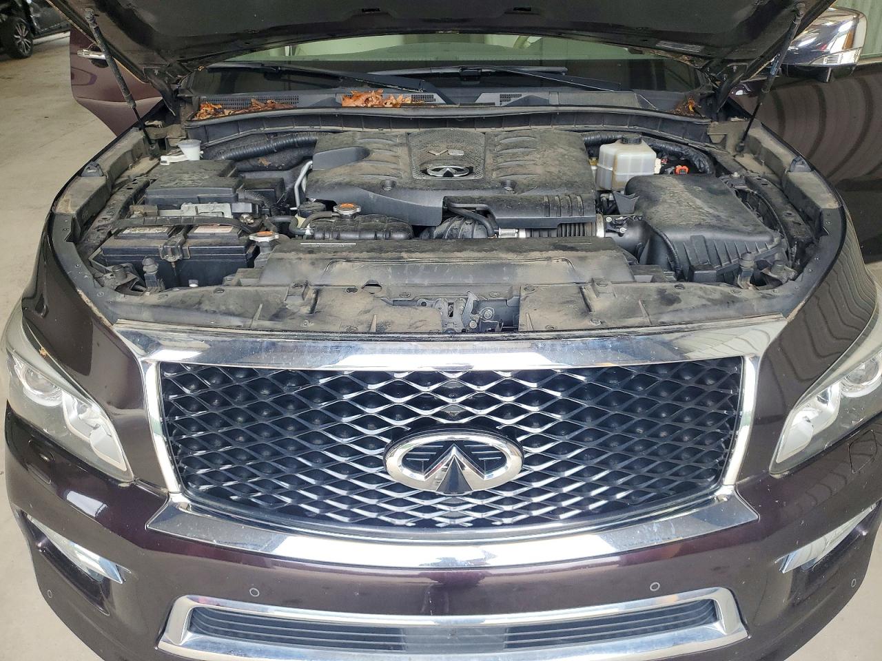 2015 Infiniti Qx80 Base Purple vin: JN8AZ2NE1F9084025