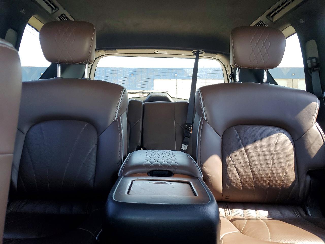 2015 Infiniti Qx80 Base White vin: JN8AZ2NE1F9086230