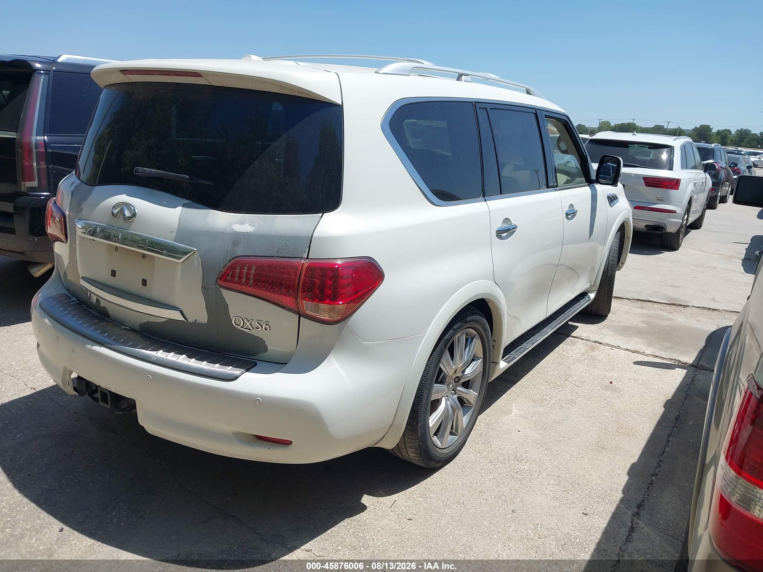 2011 Infiniti Qx56   Белый vin: JN8AZ2NE2B9002796
