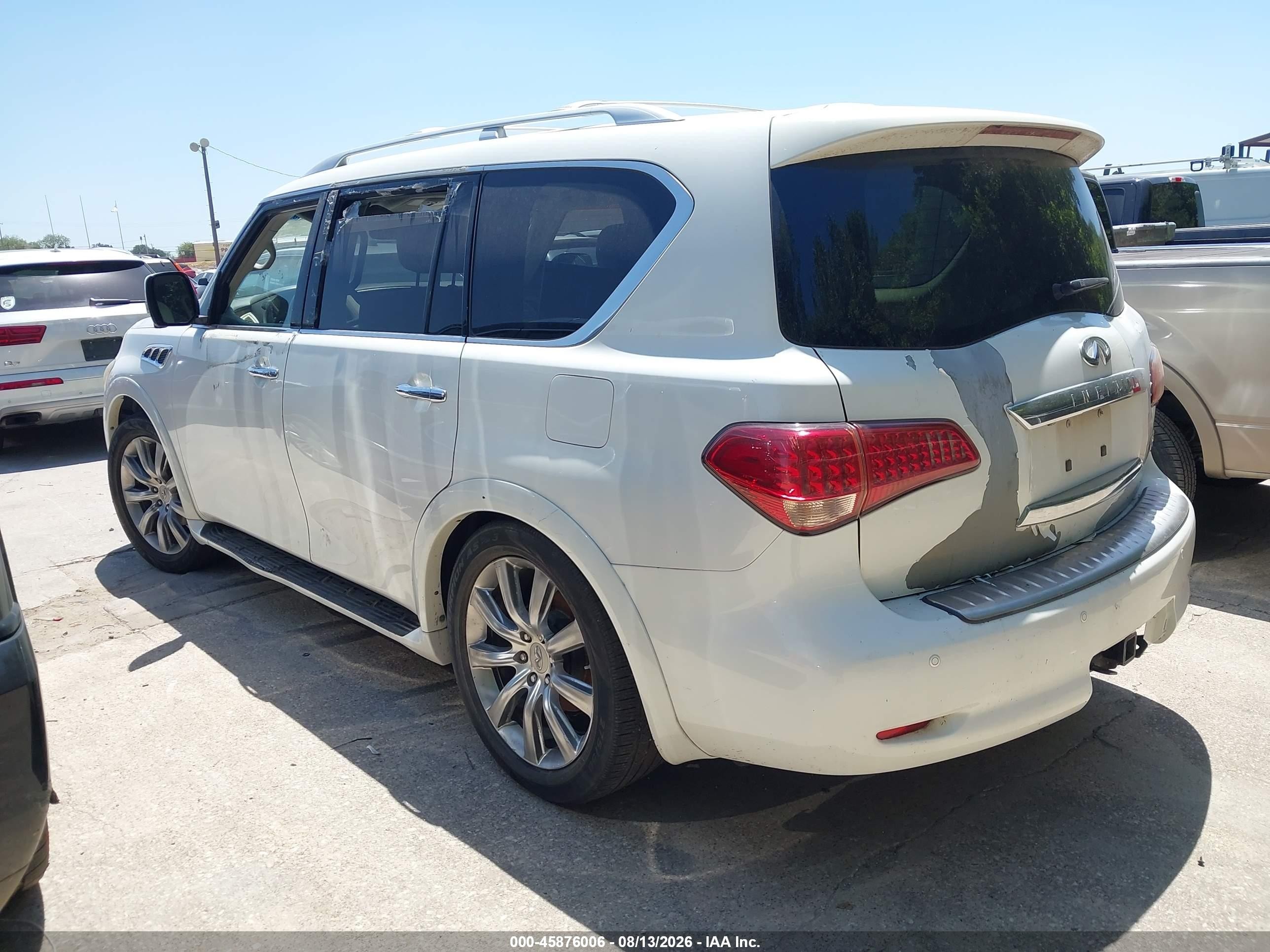 2011 Infiniti Qx56   Белый vin: JN8AZ2NE2B9002796