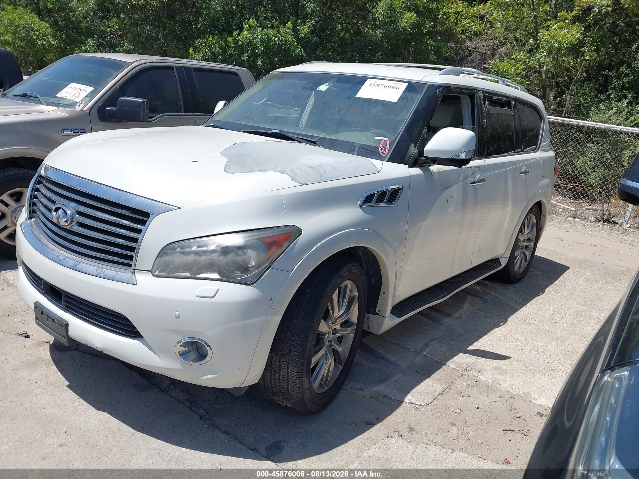 2011 Infiniti Qx56   Белый vin: JN8AZ2NE2B9002796