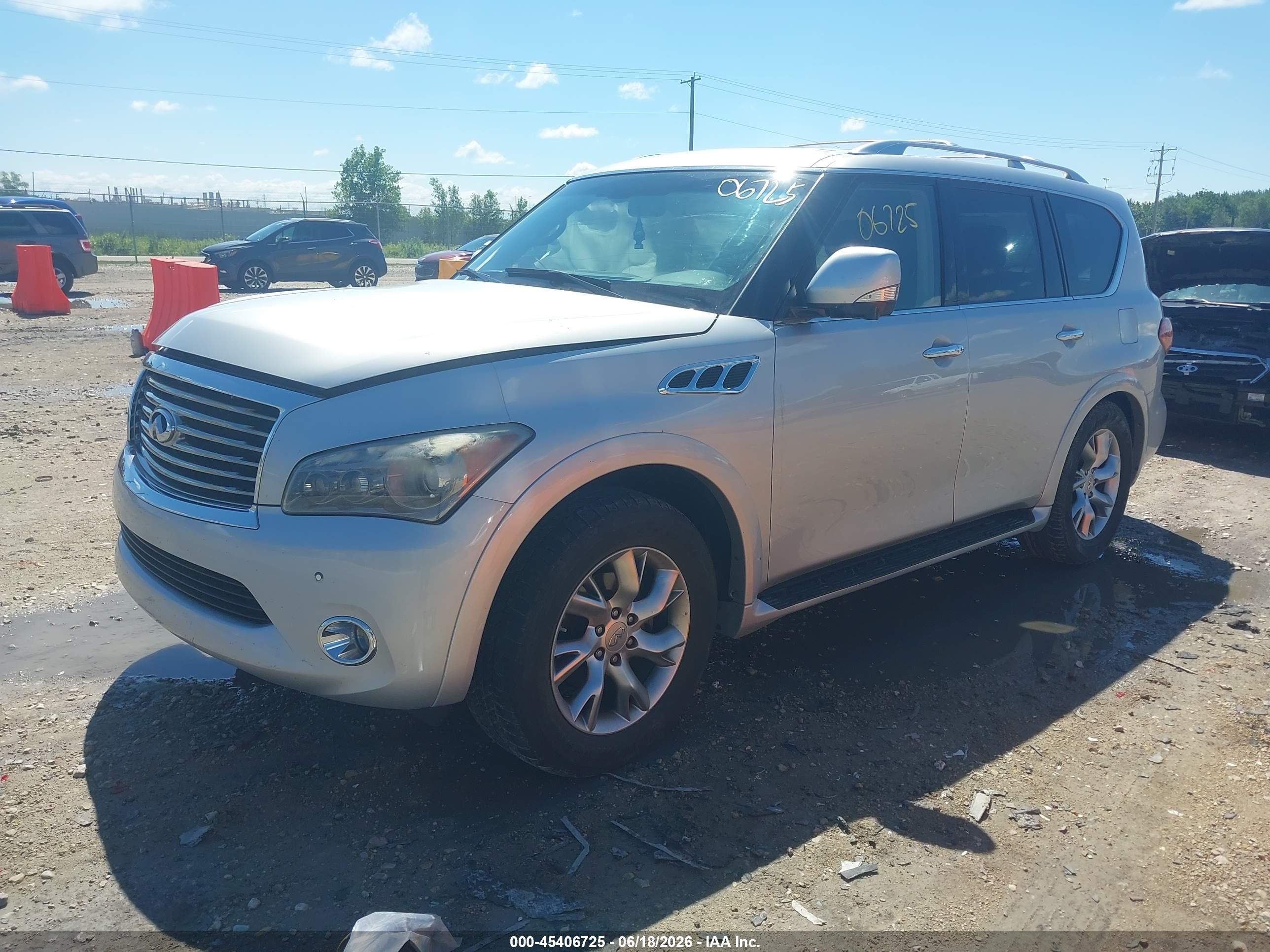 2011 Infiniti Qx56   Gray vin: JN8AZ2NE2B9005830