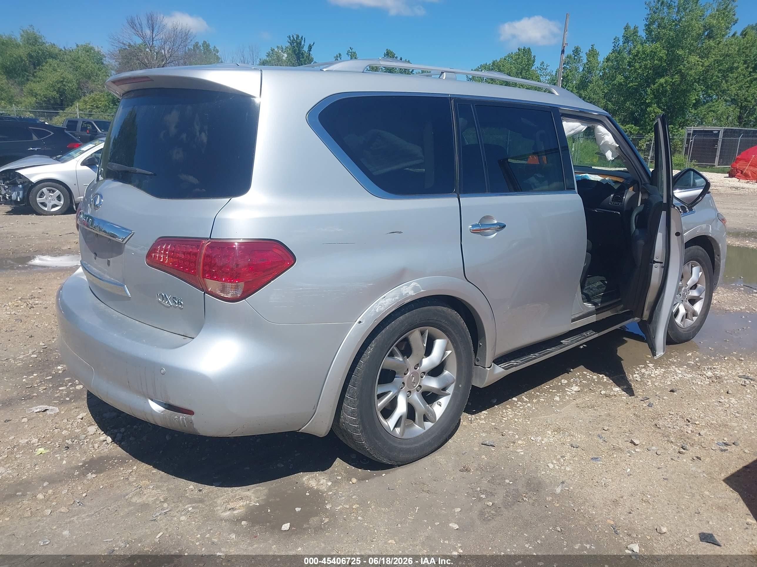 2011 Infiniti Qx56   Gray vin: JN8AZ2NE2B9005830