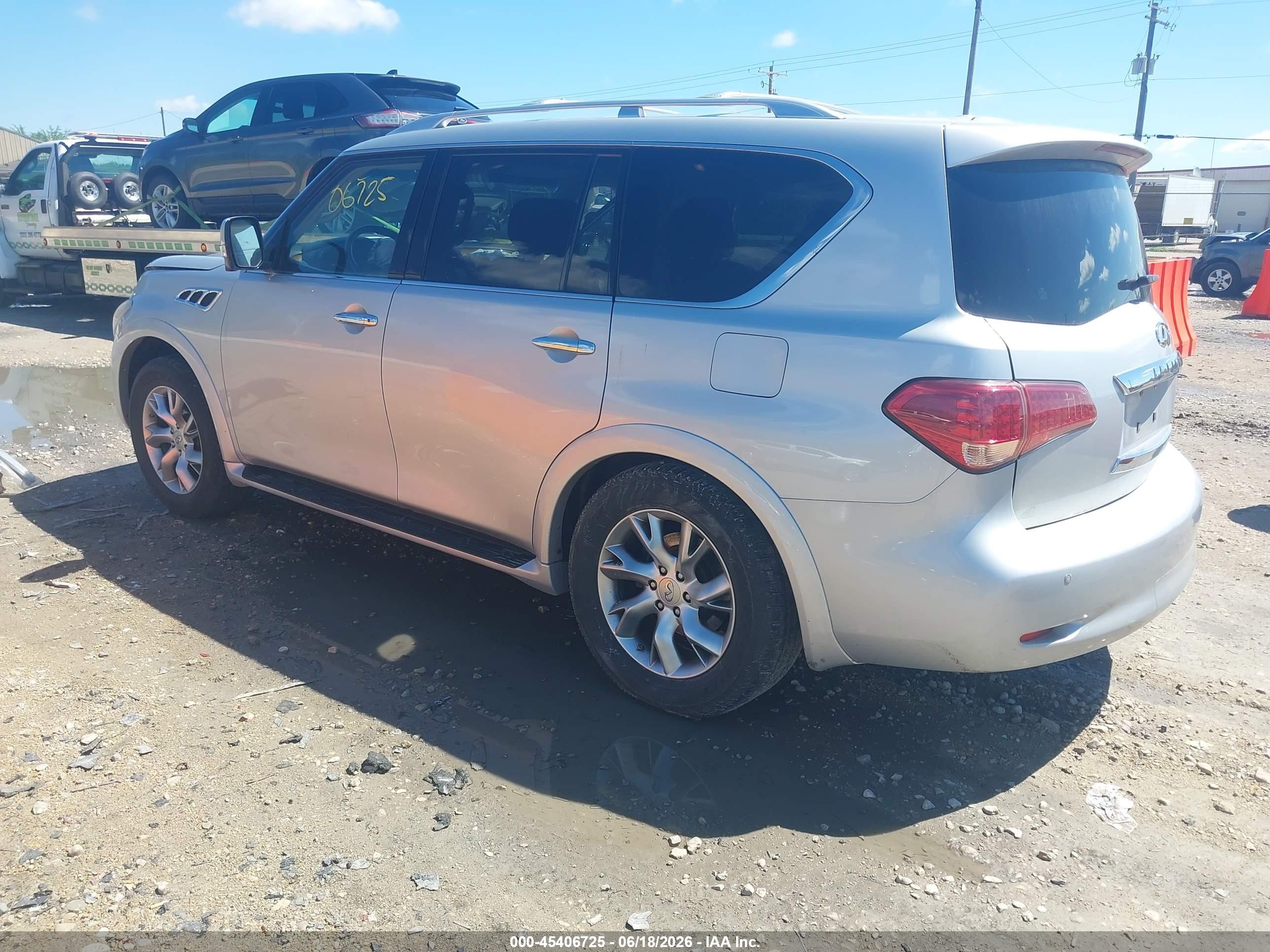 2011 Infiniti Qx56   Gray vin: JN8AZ2NE2B9005830