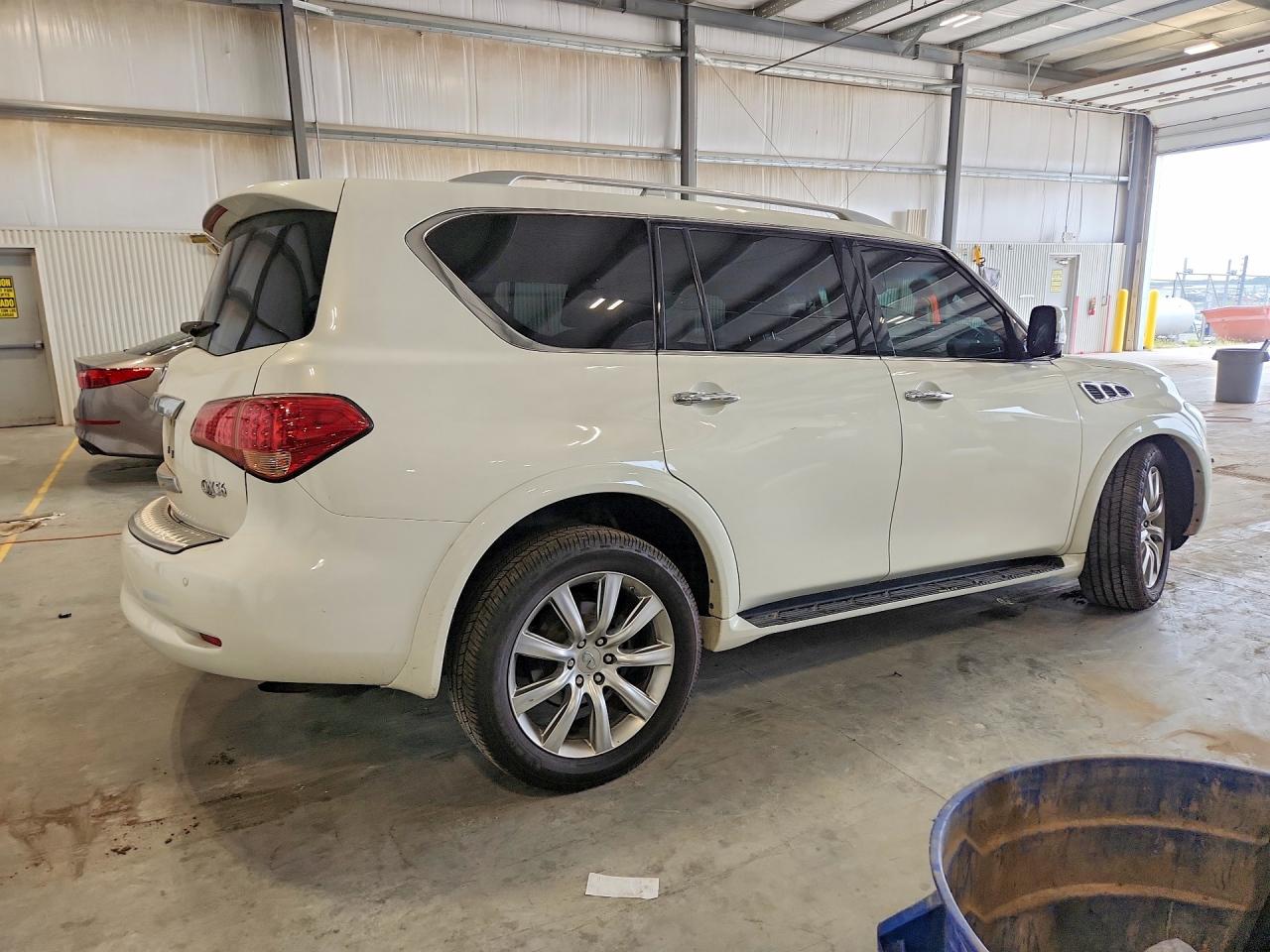 2012 Infiniti Qx56 Base White vin: JN8AZ2NE2C9015467