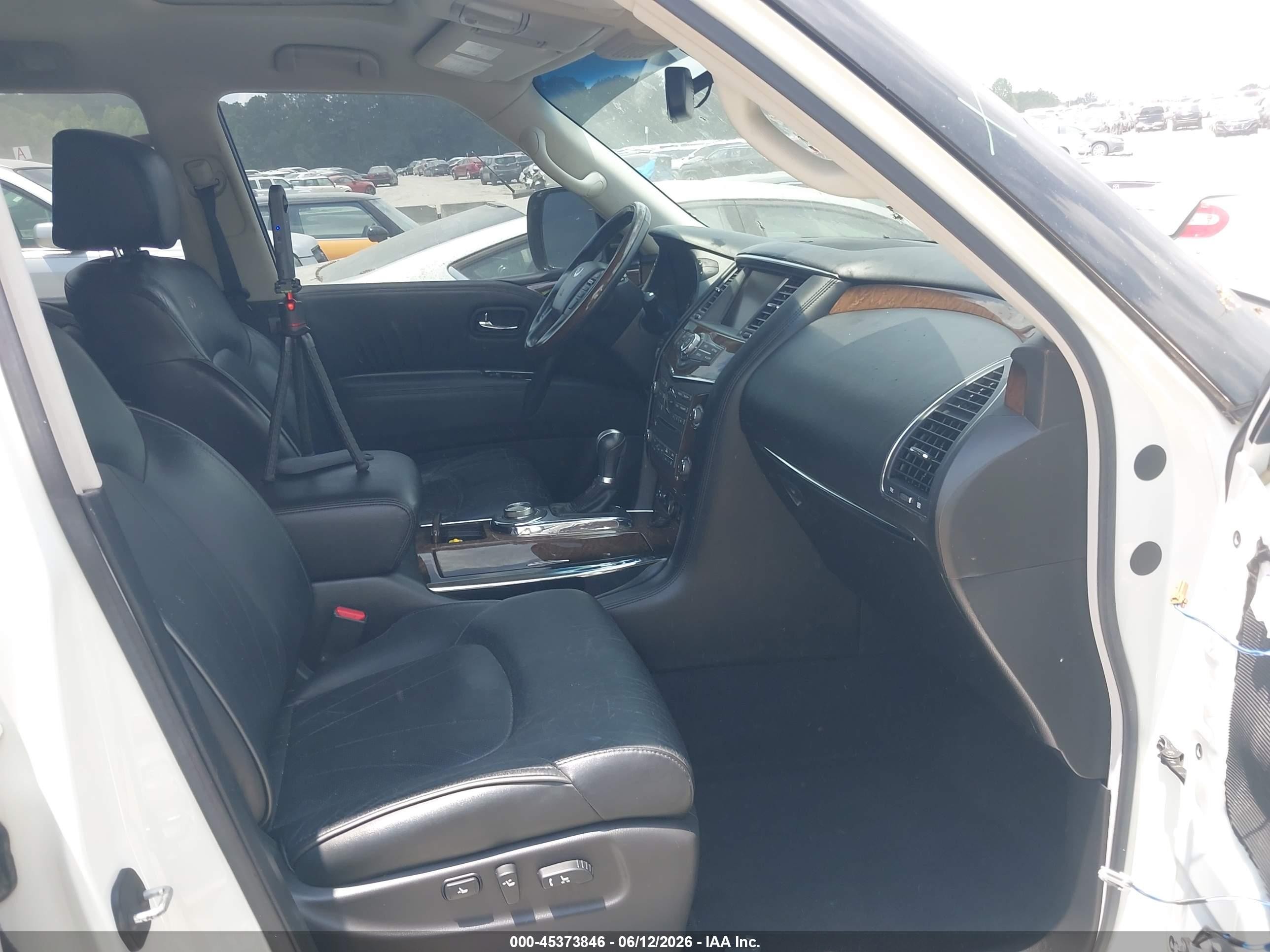 2012 Infiniti Qx56   White vin: JN8AZ2NE2C9016876